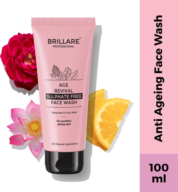 brillare Professional Age Revival for Anti-Aging Skin with Rose, Lotus & Orange Face Wash-picture-15
