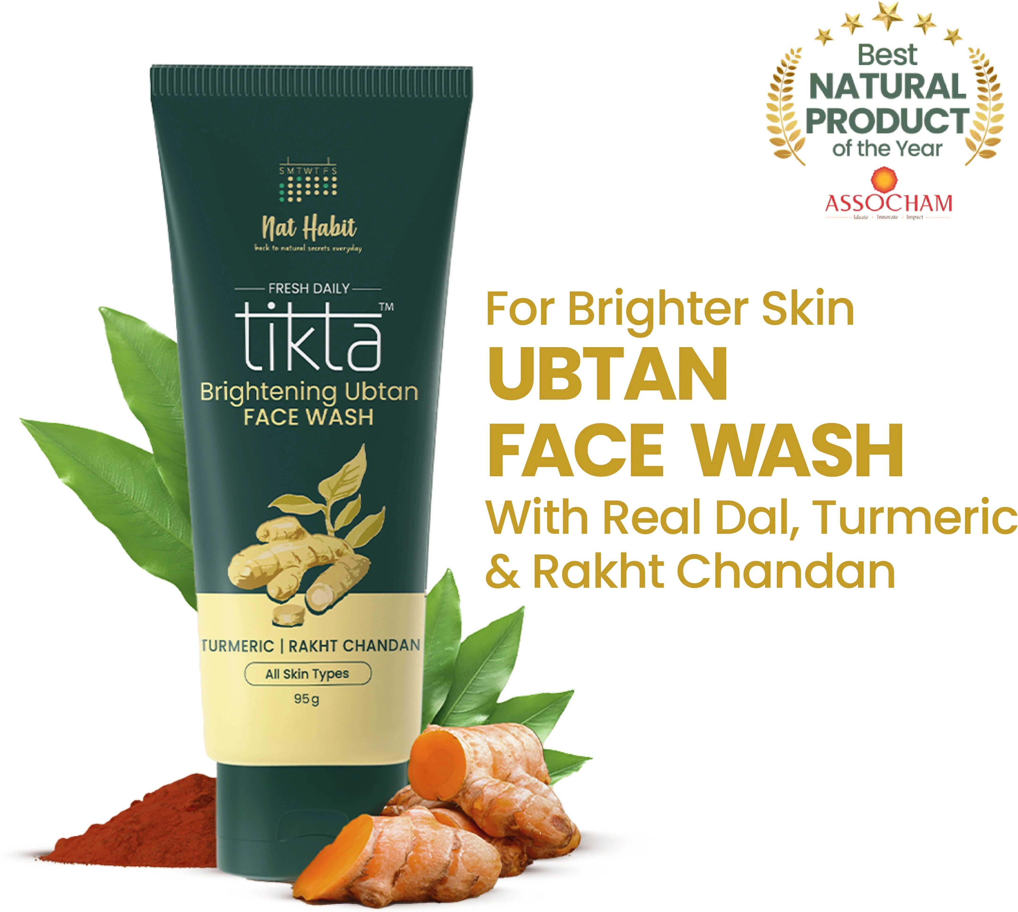 nat habit Brightening Ubtan For Women & Men Face Wash-picture-14