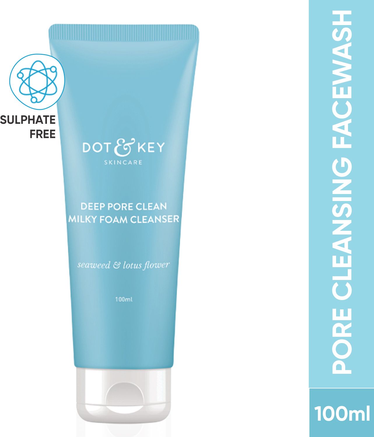 Deep Pore Clean Foam with Seawood Extract,Minimizes Pores, Controls Oil Face Wash-image-43