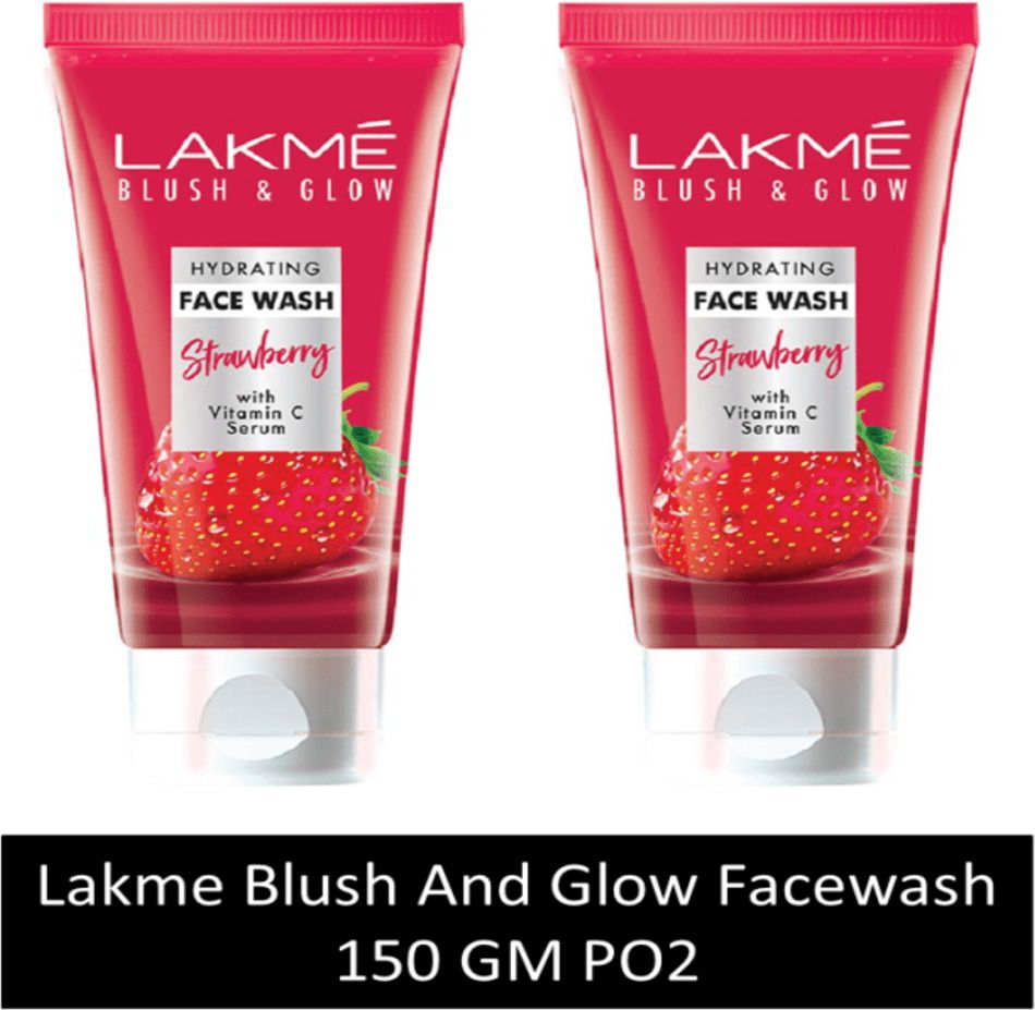 Blush & Glow Hydrating Strawberry Facewash,with Vitamin C Serum,150gm Face Wash-image-4