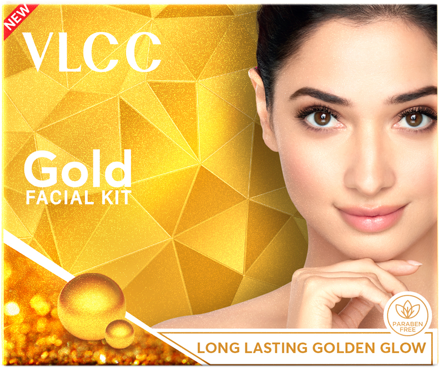 VLCC Gold Facial Kit. Bright & glowing skin - Parlour Glow