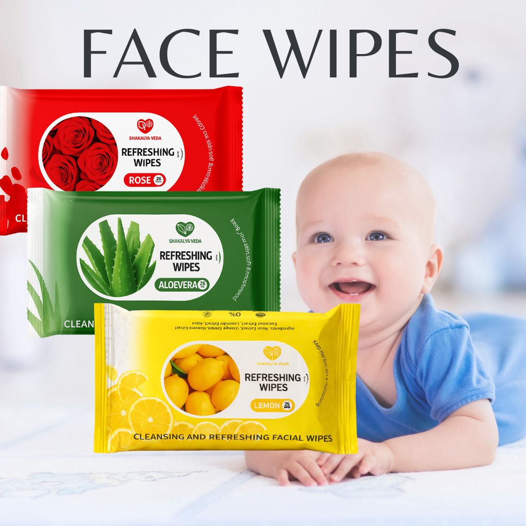 Rose Aloe Vera Lemon Makeup Remover Wipes | Pack of 3-image-38