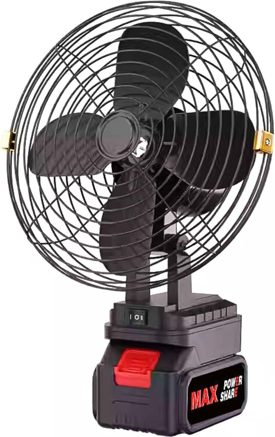ecosky Rechargeable Lithium Battery Strong Winds Adjustable Fan Black with 1 Months Warranty Ultra High Speed 1430 mm Table Fan-picture-16