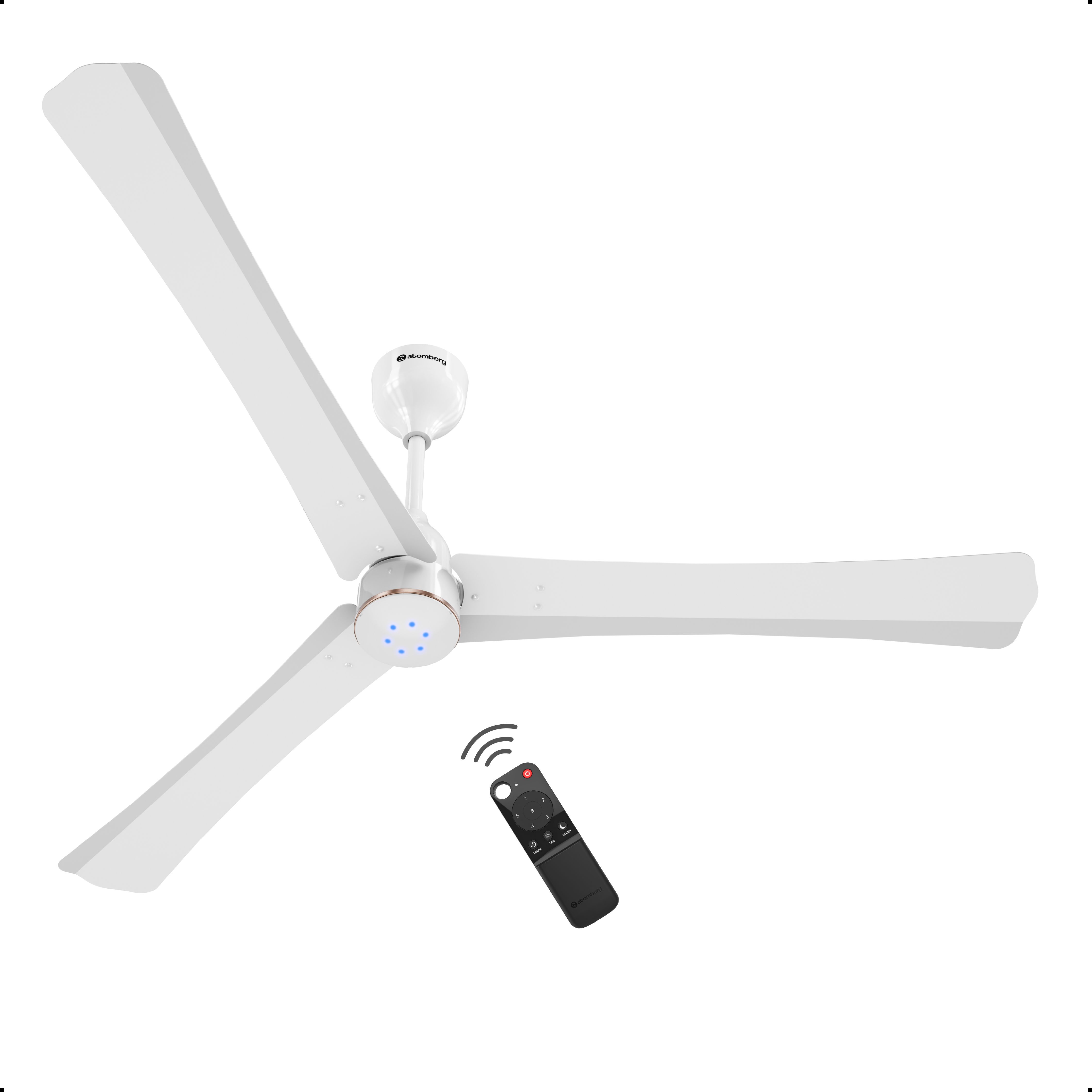 atomberg Renesa Halo Smart | High Air Delivery | Low noise operation | IoT | 5 Star 1400 3 Blade Ceiling Fan-picture-12