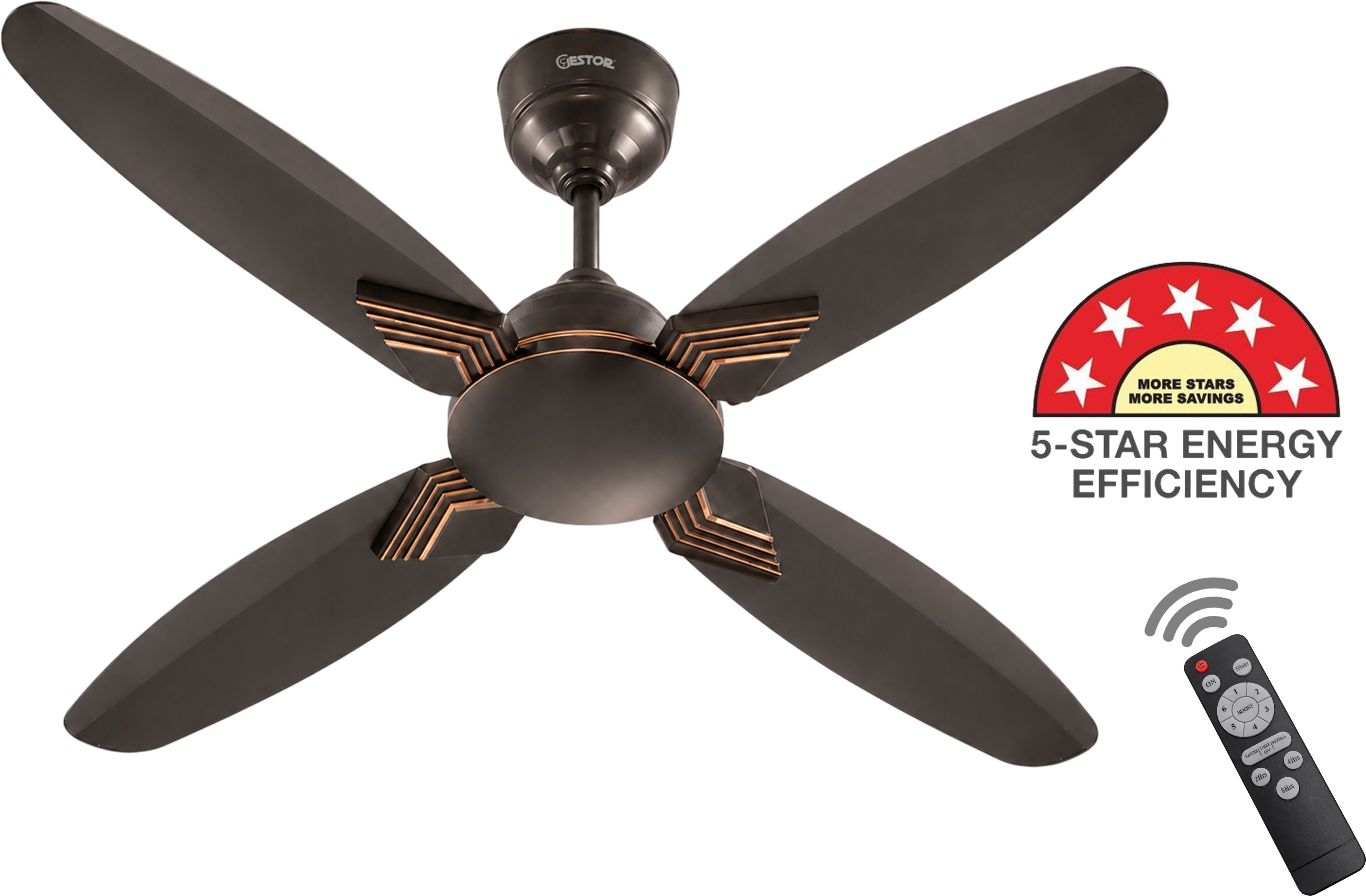 Avenzo 202 BLDC Super Hi Speed 48 inch Premium Series with 5 Year Warranty Anti Dust, BLDC Motor with Remote, Energy Saving, Silent Operation 1200 mm Ceiling Fan-image-48