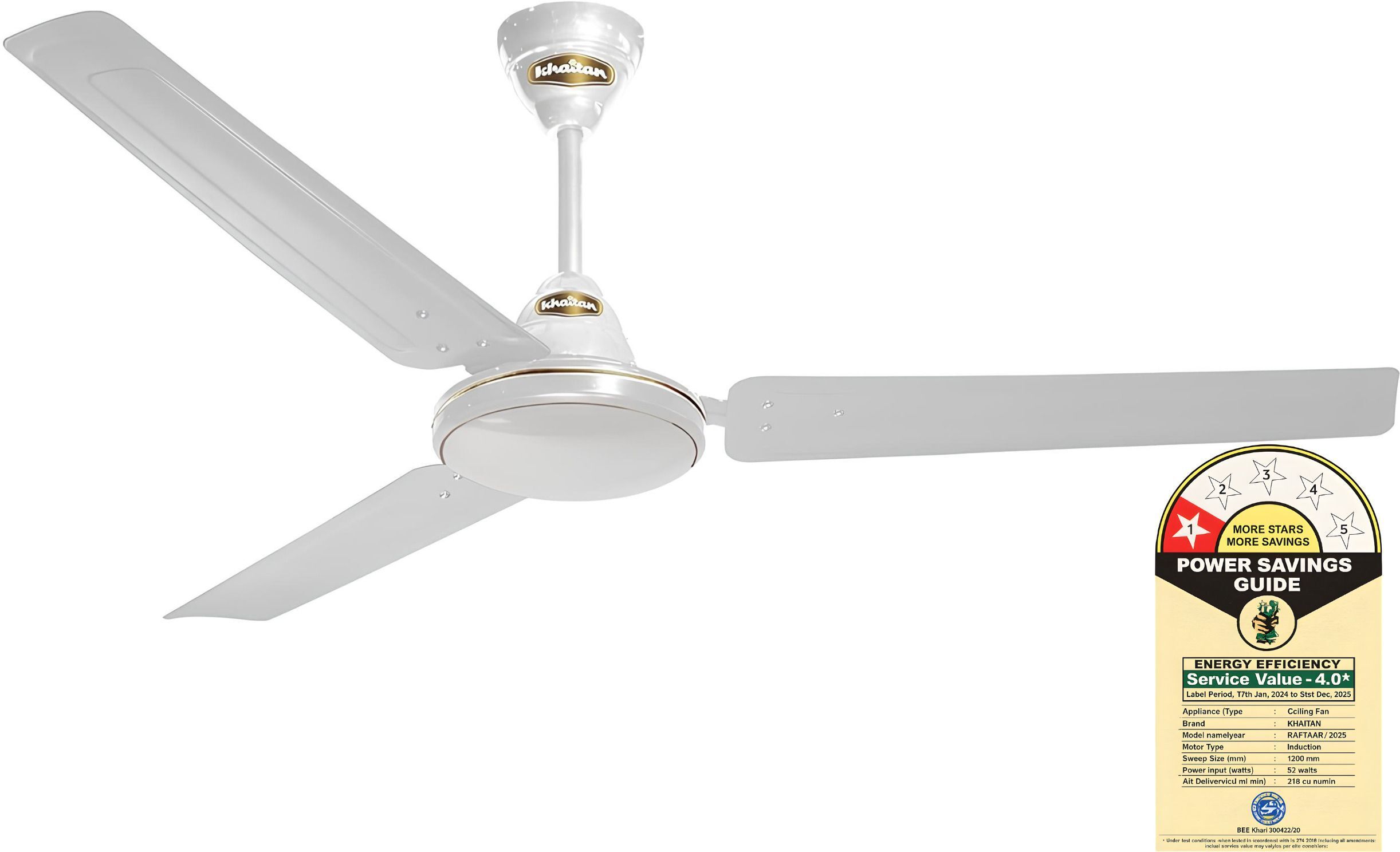High Speed Ceiling fan 48 inch / 1200 mm 100% Copper | Power Saving| Low Noise| with 2 Year Warranty High Air Delivery, Energy Saving 1200 mm Ceiling Fan-image-31