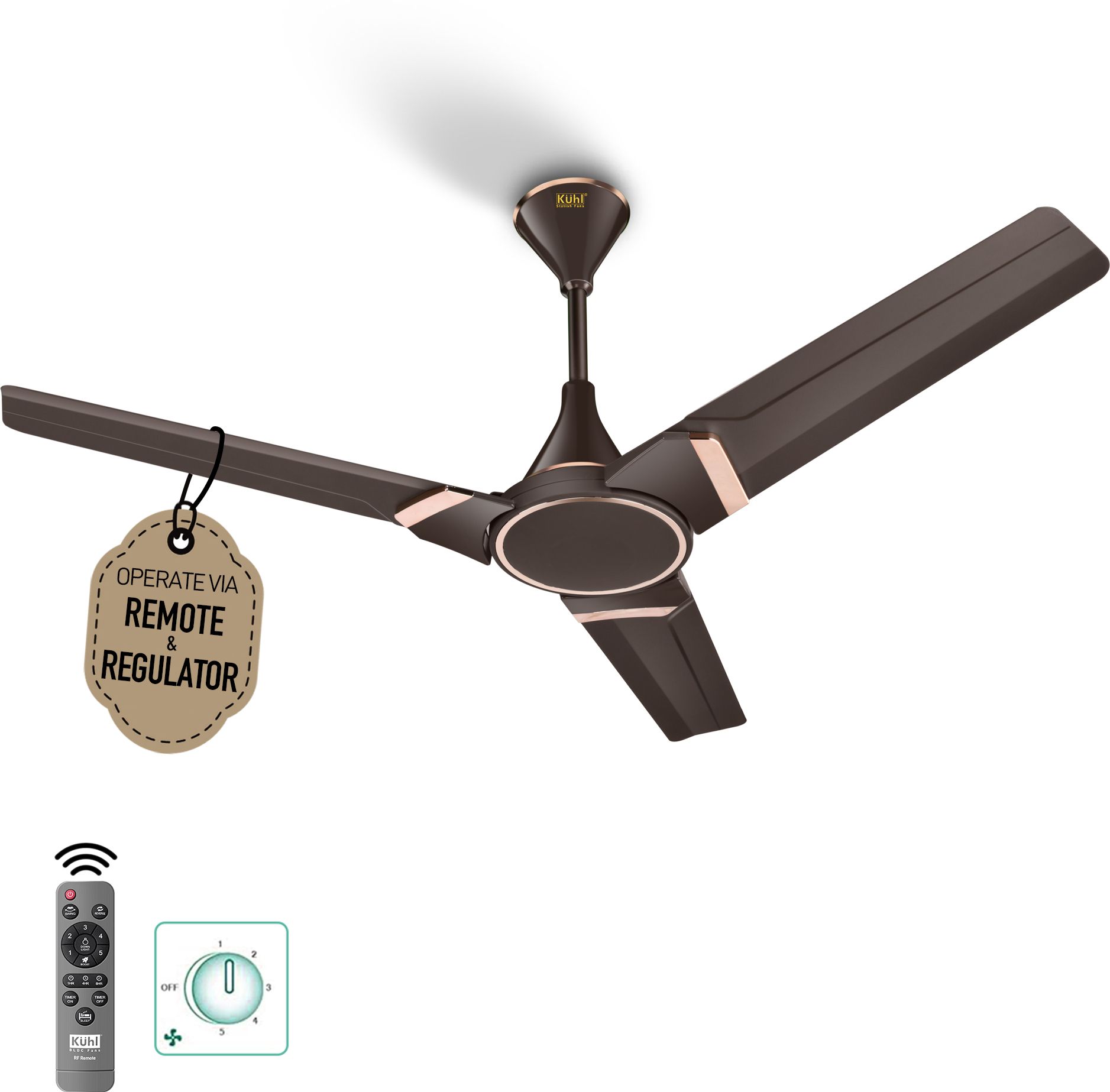 Prima A3 Duo Power Saving BLDC Ceiling Fan |29W| Remote & Regulator Operated BLDC Motor with Remote 1200 mm Ceiling Fan-image-39