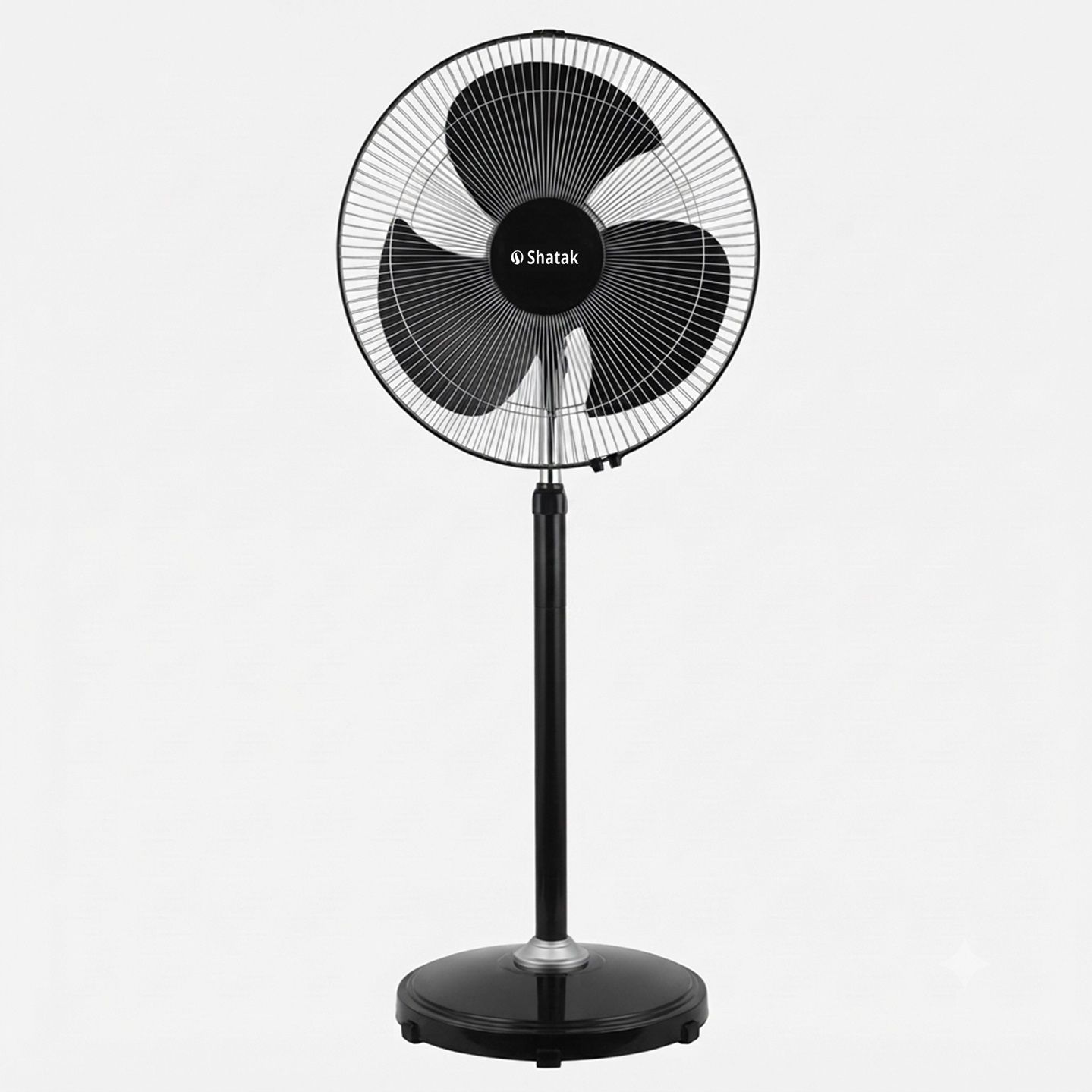 16 inch Adjustable Height Stand Fan (non oscillating,ISI Marked) with 1 Year Warranty High Air Delivery 400 mm Pedestal Fan-image-1
