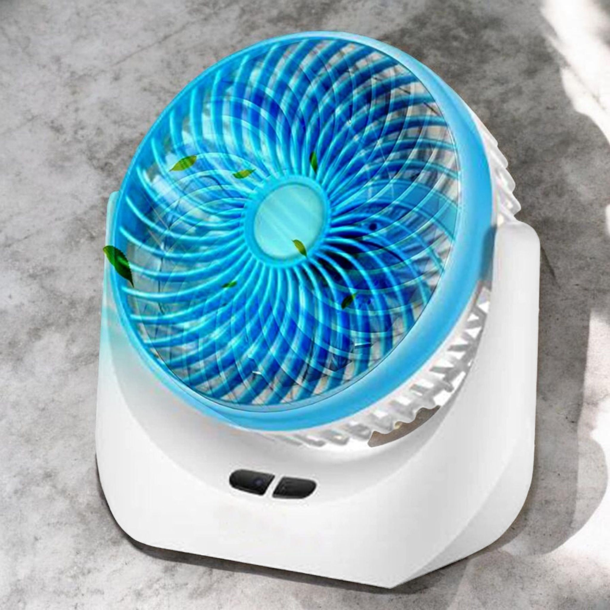 regentecom High Speed Rechargeable Table Fan with LED Light For Office Desk, Home 254 Ultra High Speed 1400 mm Table Fan-picture-10