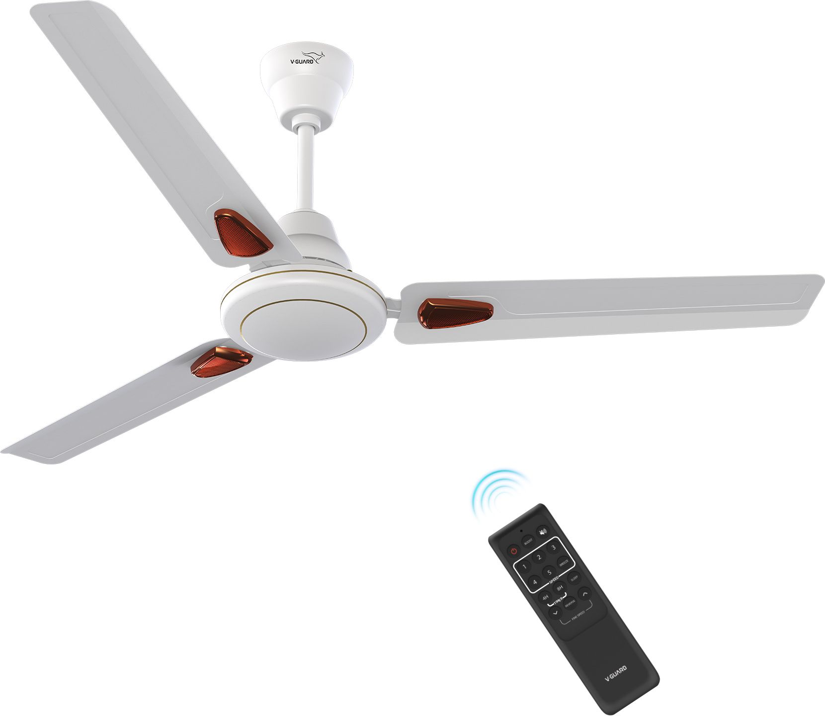 Windle Deco BLDC 5 Star 1200 3 Blade Ceiling Fan-image-34