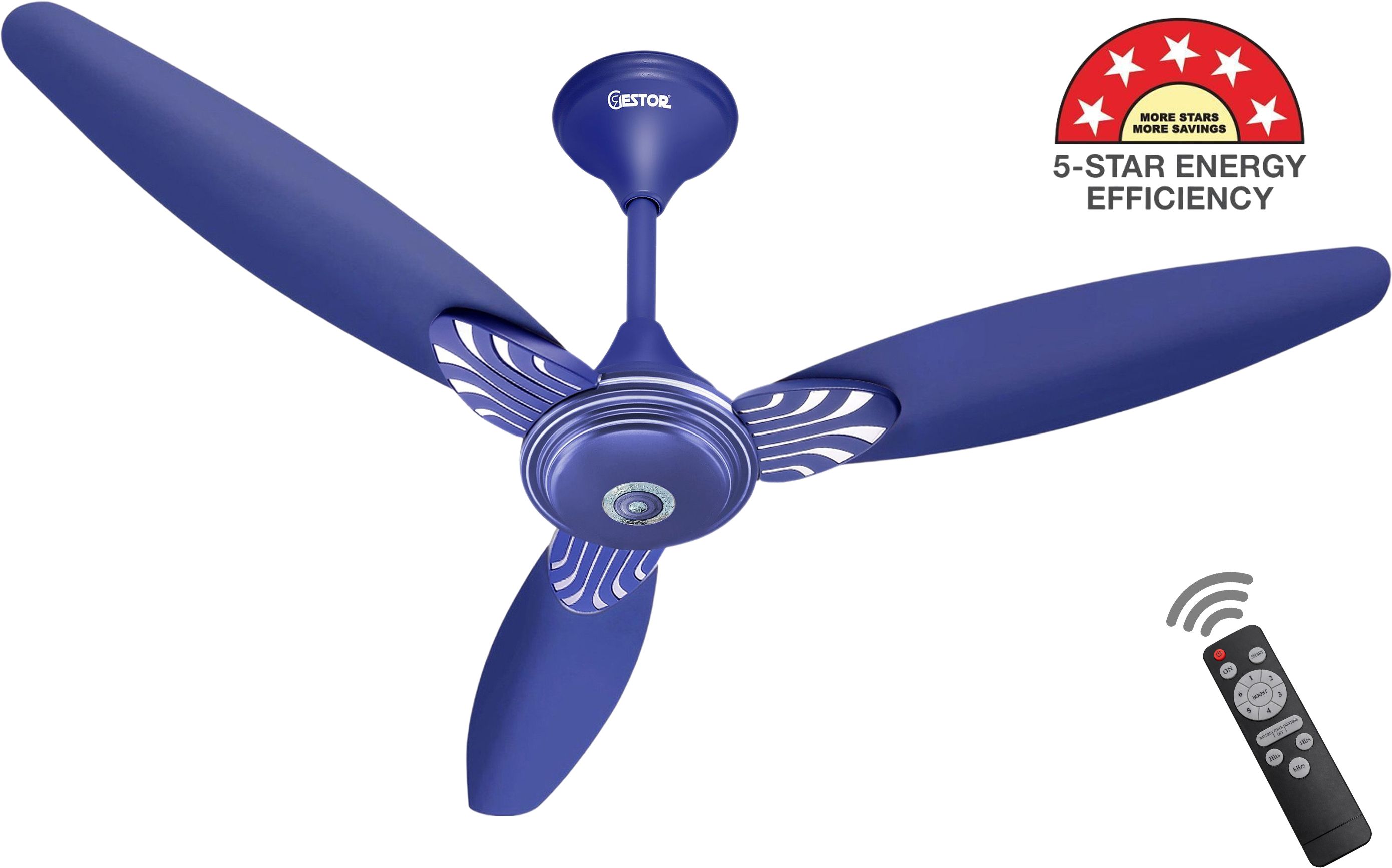 Avenzo 101 BLDC Super Hi Speed 48 inch Decorative with 5 Year Warranty Anti Dust, BLDC Motor with Remote, Energy Saving, Silent Operation 1200 mm Ceiling Fan-image-47