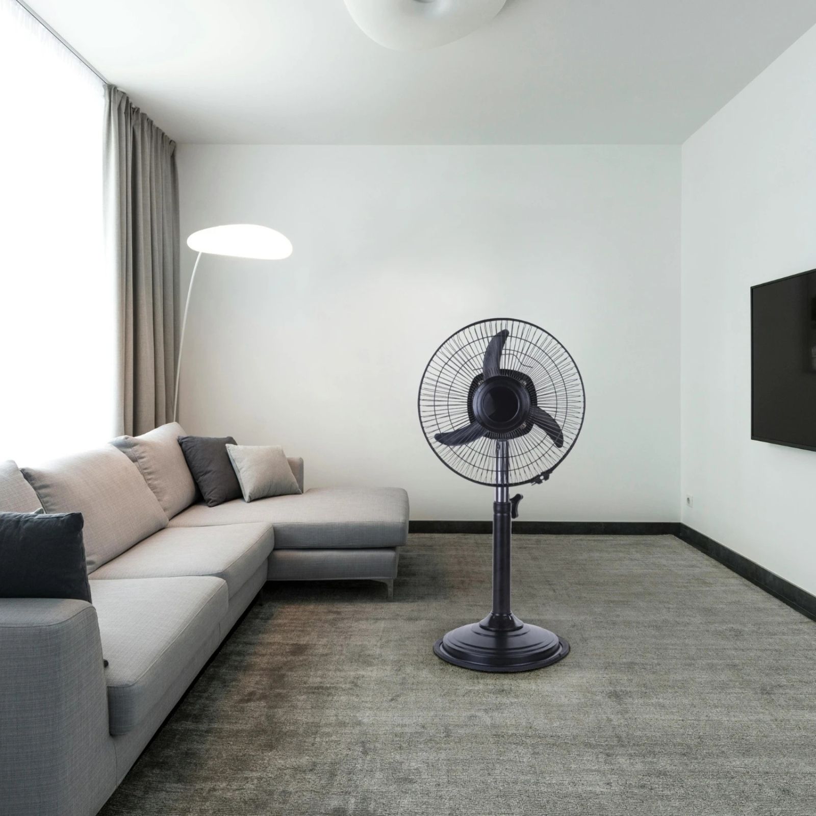 High-Speed Pedestal Fan | 3-Blade Heavy-Duty Stand Fan for Home & Office Ultra High Speed 2400 mm Pedestal Fan-image-41