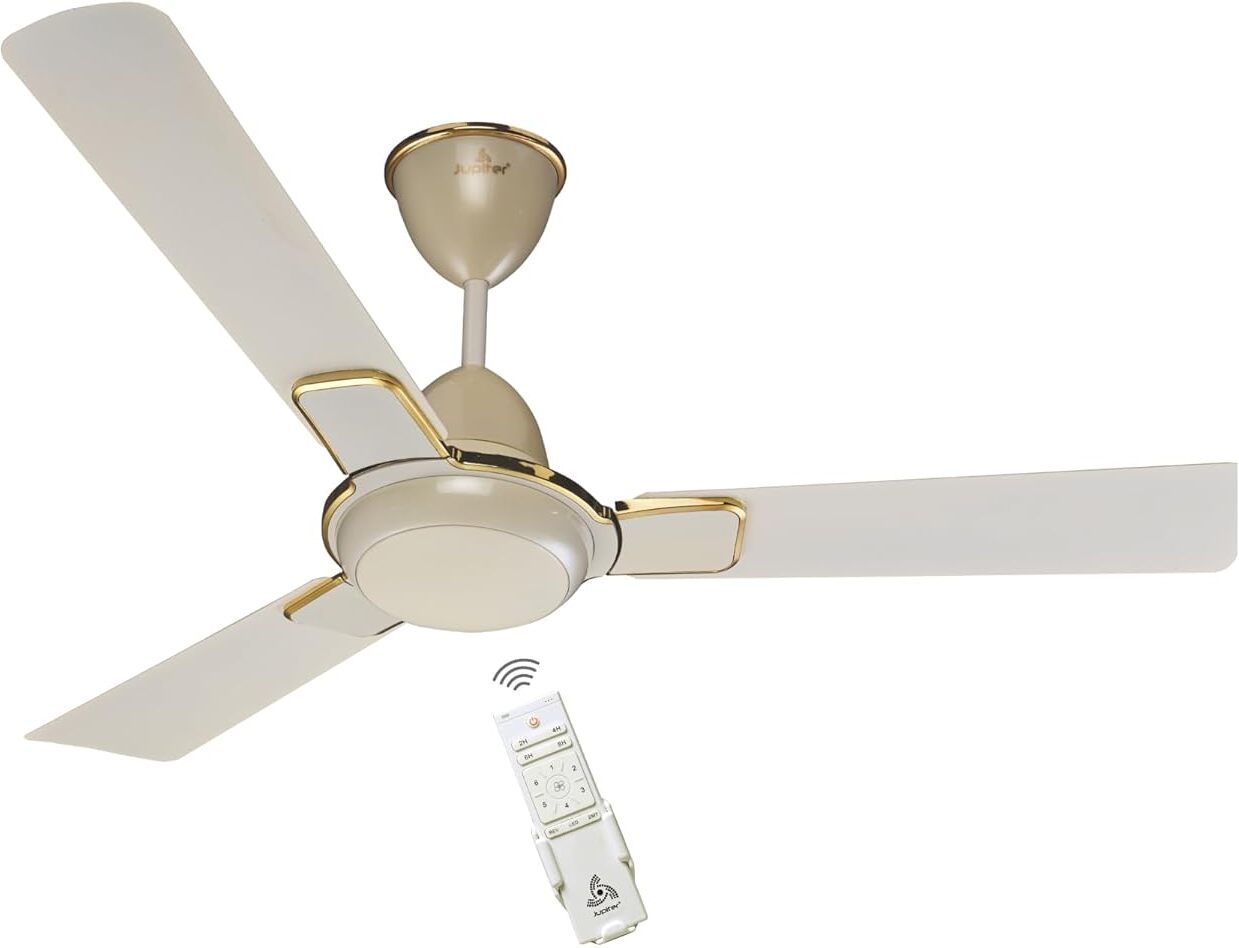 Kaira 3 Blades IOT Mettalic Ivory|5 Star Energy Saver with 2 Year Warranty BLDC Motor with Remote 1200 mm Ceiling Fan-image-41