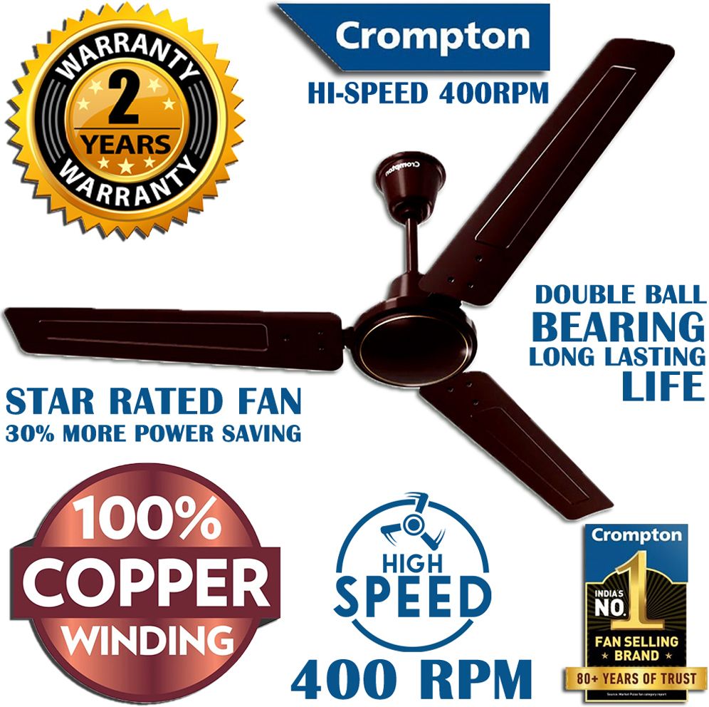 SUPER HIGH SPEED 400 RPM 48 4Y/2026 Energy Efficient 46W 100% Copper17 with 24 Months Warranty Energy Saving 1200 mm Ceiling Fan-image-47