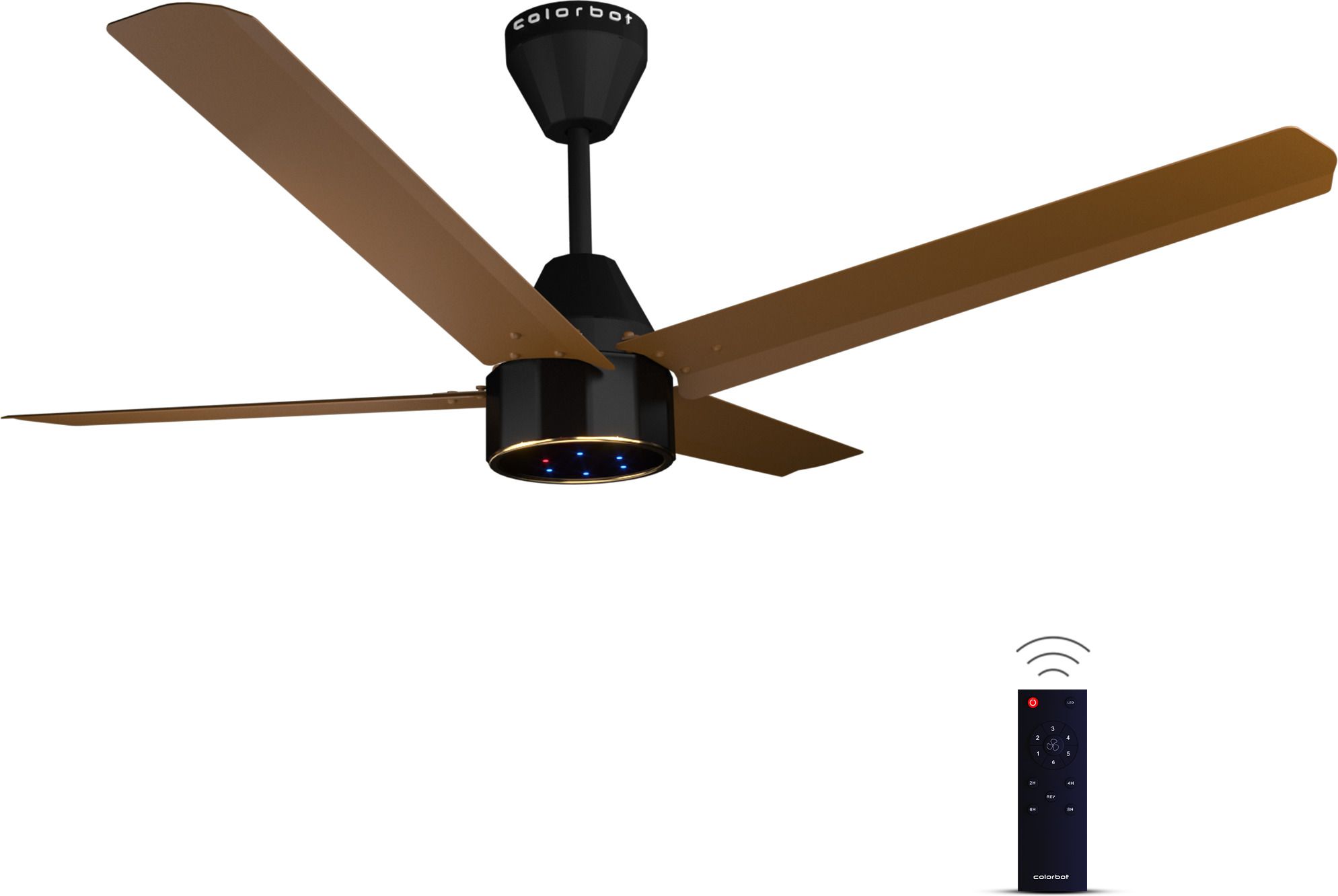 Knoxx Quad with 4 Year Warranty BLDC Motor with Remote 1200 mm Ceiling Fan-image-5