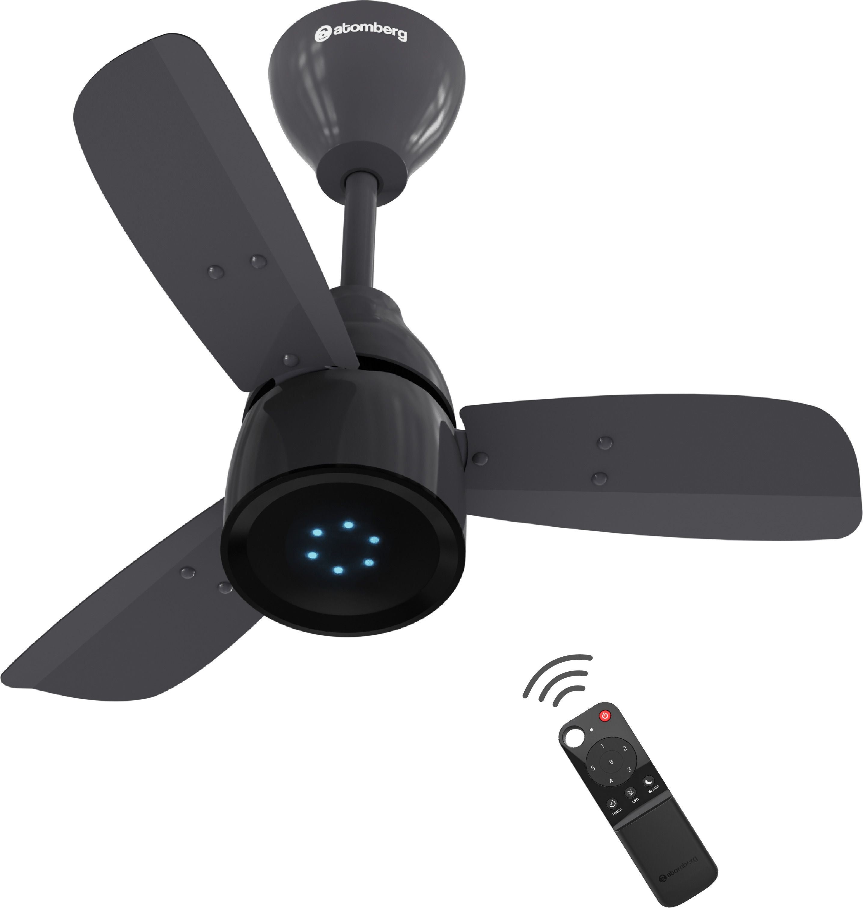 Renesa Prime Remote|High Air Delivery|LED Speed Indicator|Low Noise|Sleek Design with 3 Year Warranty BLDC Motor with Remote 600 mm Ceiling Fan-image-26