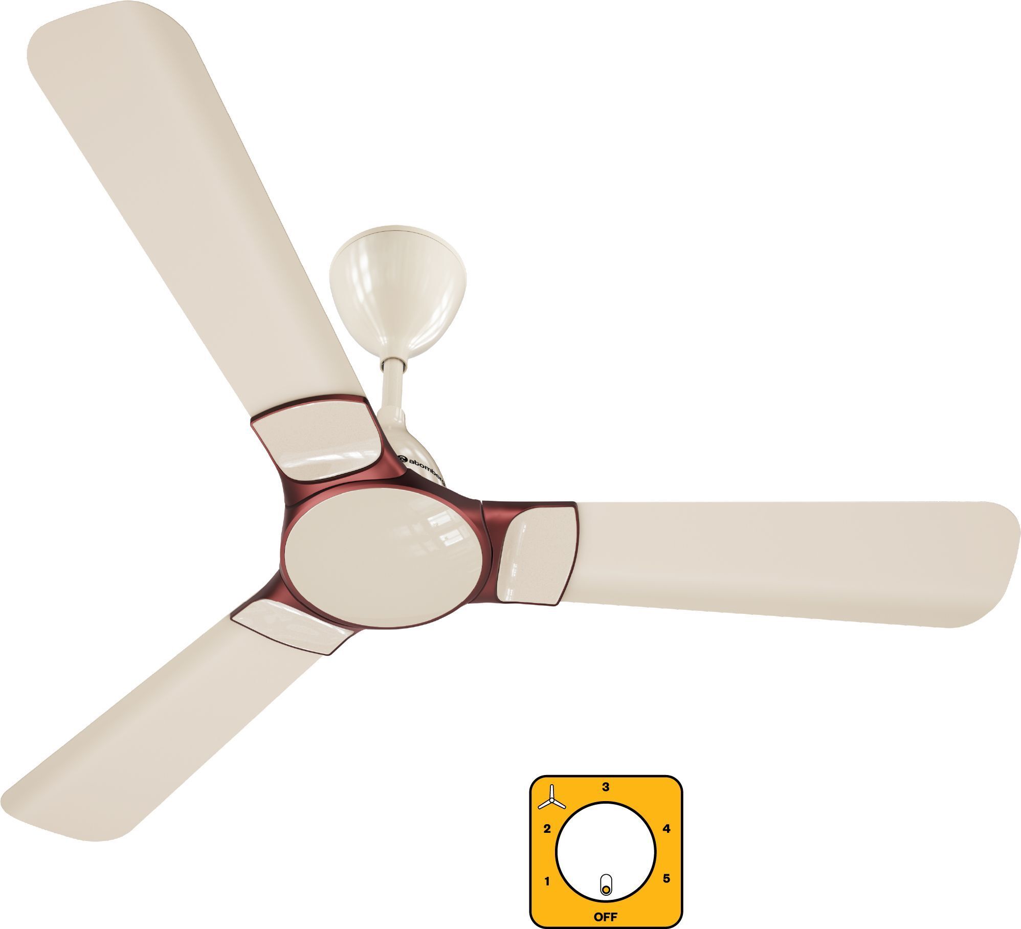 Erica Nuvo Regulator,Advance Air+ Technology,Award Winning Design,Low Noise Free Installation with 3 Year Warranty BLDC Motor 1200 mm Ceiling Fan-image-1