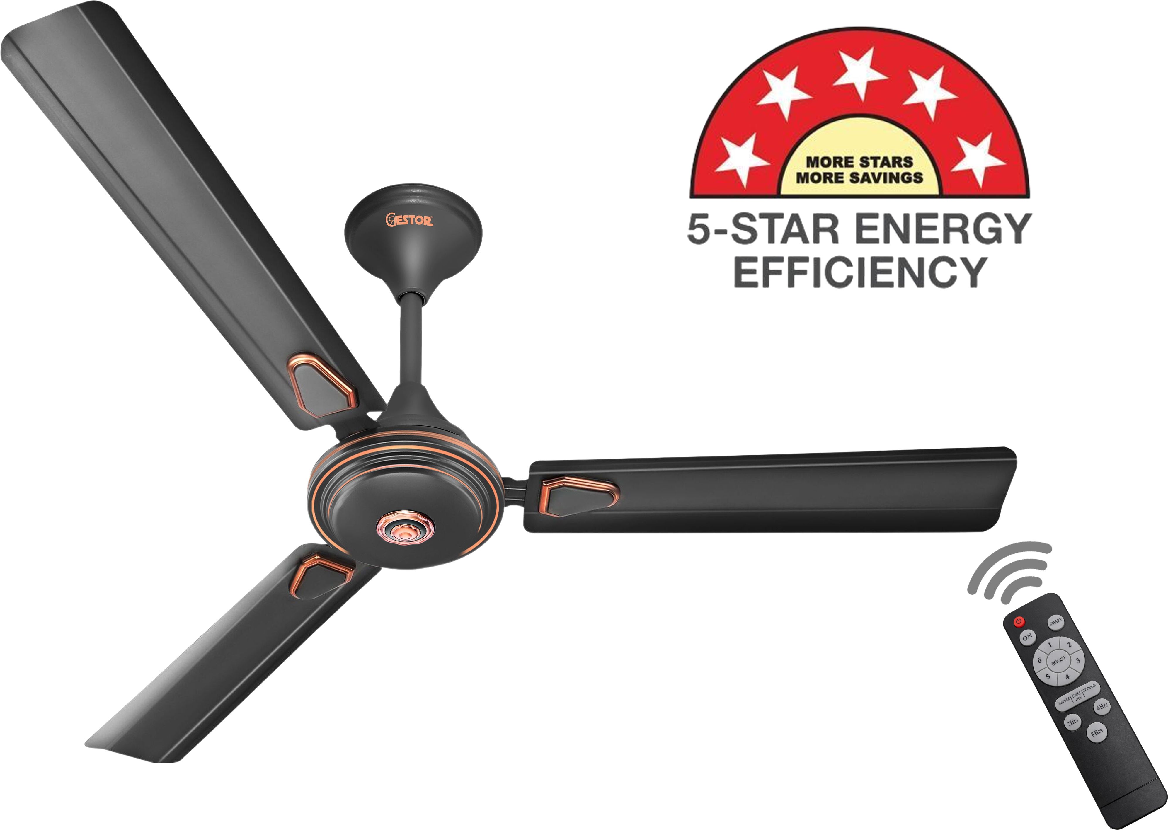 Avenzo BLDC Super Hi Speed 48 inch with 5 Year Warranty Anti Dust, BLDC Motor with Remote, Energy Saving, Silent Operation 1200 mm Ceiling Fan-image-33