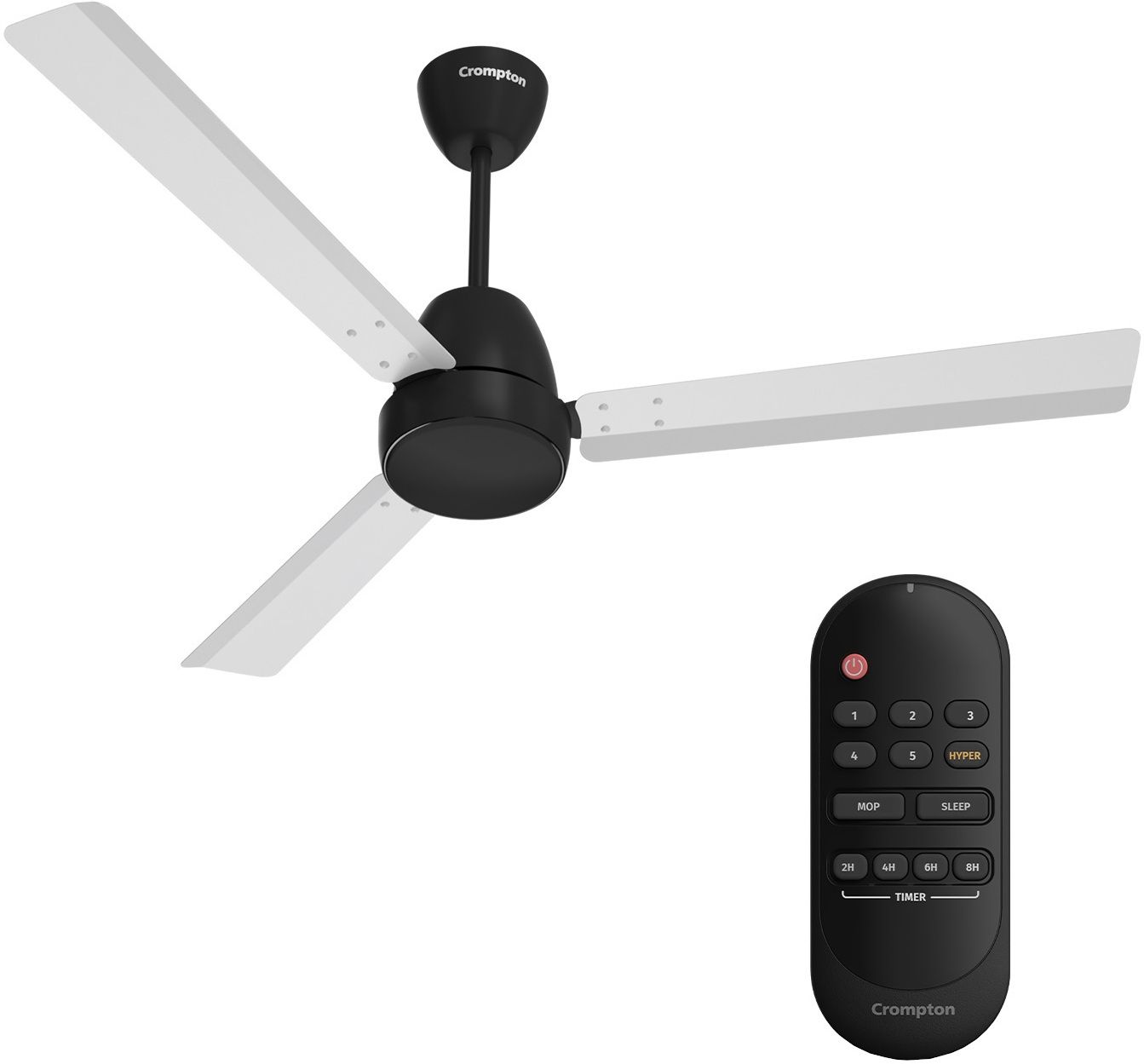 crompton CFENNC30W48WBK5SRM 5 Star 1200 3 Blade Ceiling Fan-picture-35