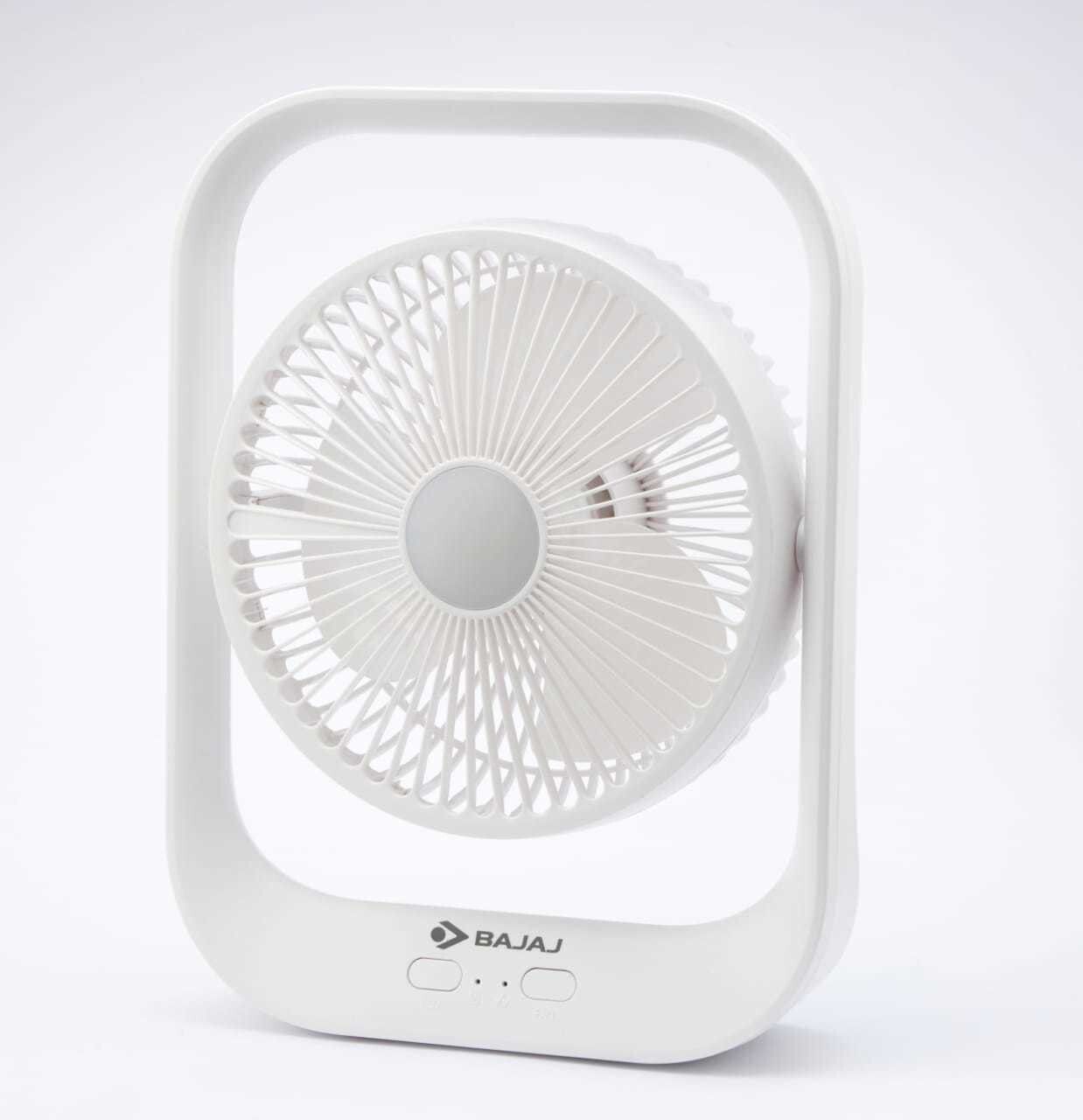bajaj Pygmy Personal Fan with LED Light White (251284) 110 3 Blade Table Fan-picture-10