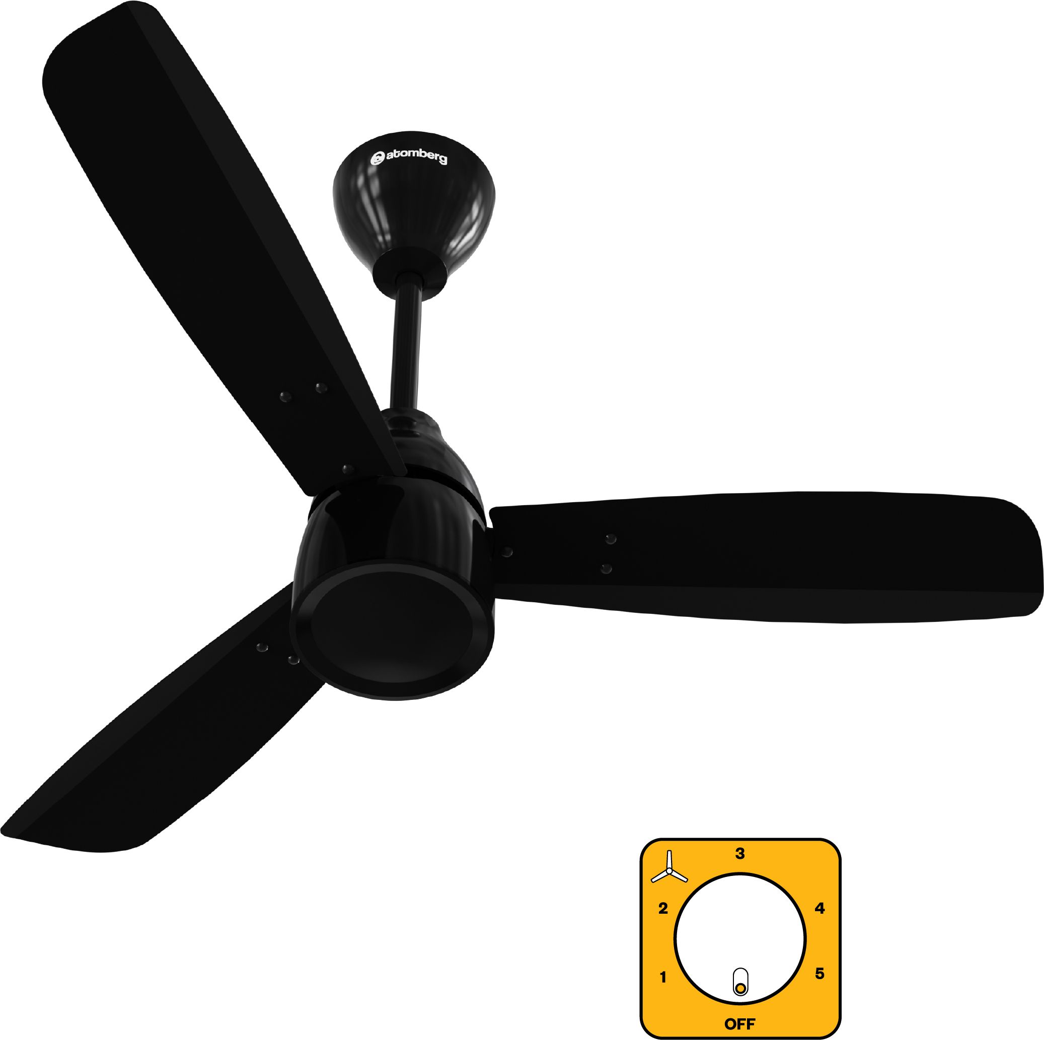 atomberg Renesa Prime Regulator Operated (No Remote)High Air DeliveryLow Noise with 3 Year Warranty BLDC Motor 900 mm Ceiling Fan-picture-10