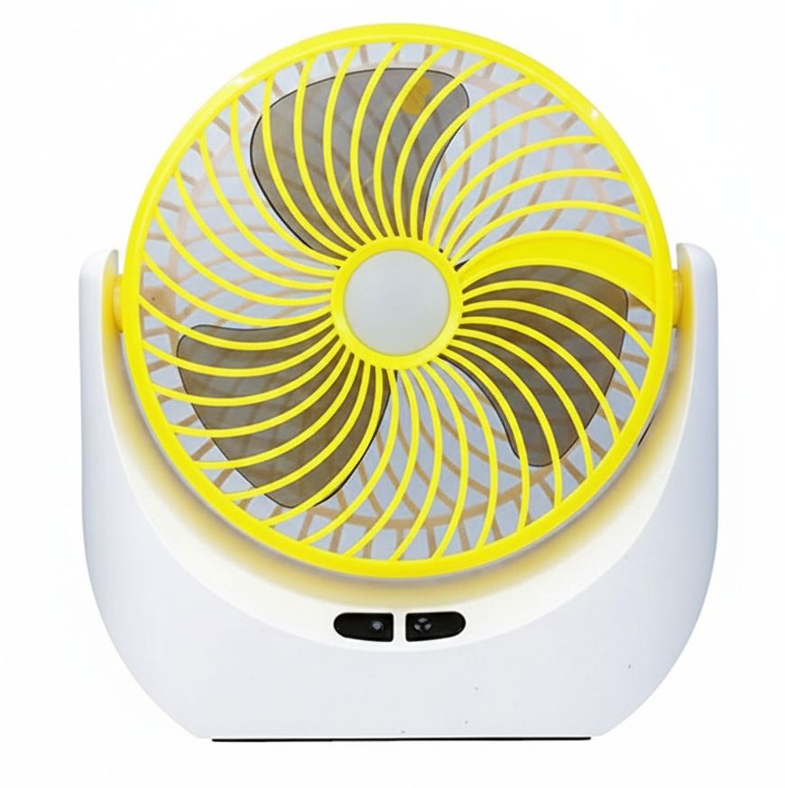 Ampeva High-Speed 4000mAh Rechargeable Table Fan with LED Light, Portable Fan, USB Fan, USB Battery Powered Quiet Personal Fan, 3 Speed For Kitchen, Office, Home USB Fan-image-30