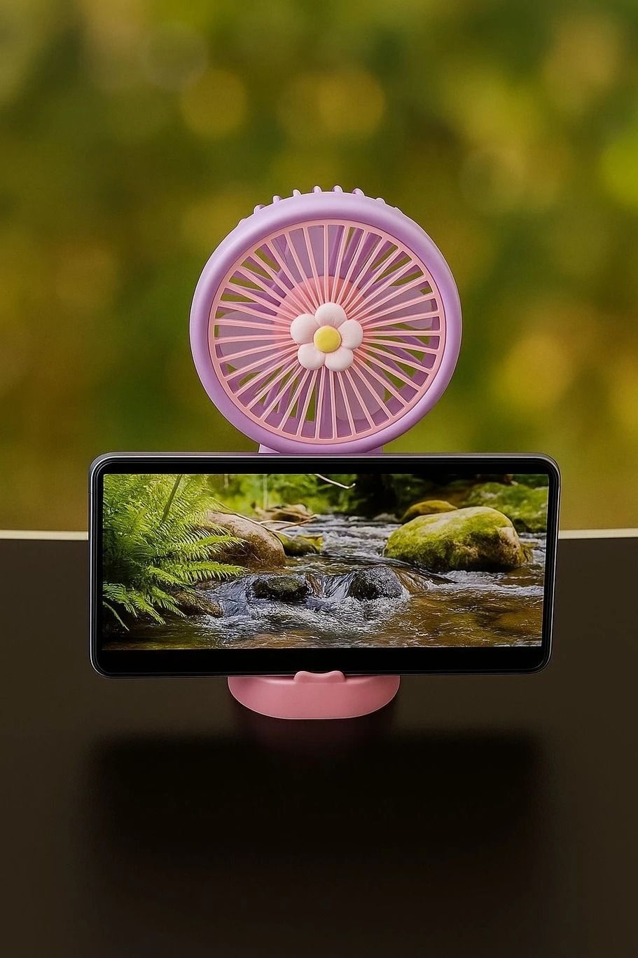 Portable Mini Cooling Fan with Stand for Summer Heat Relief Pack Of 1 10 mm Table Fan-image-30