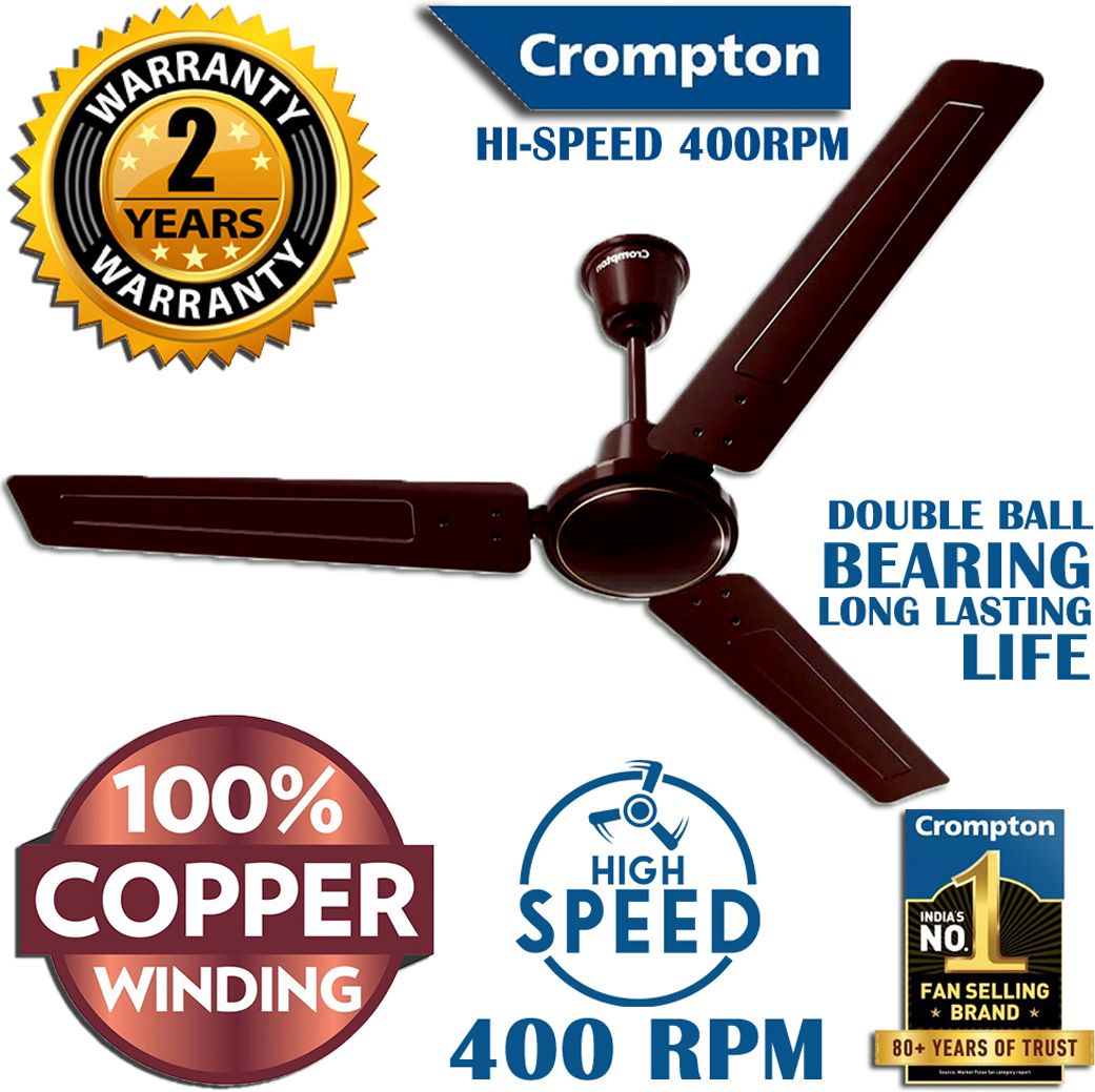 SUPER HIGH SPEED 400 RPM 48 2Z/2026 Energy Efficient 46W 100% Copper34 with 24 Months Warranty Energy Saving 1200 mm Ceiling Fan-image-7