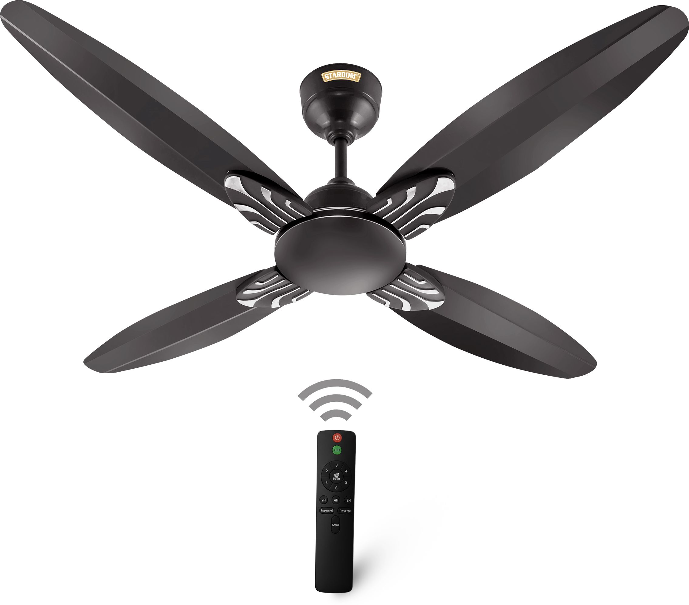 stardom RACER SMOKE BROWN with 5 Year Warranty BLDC Motor with Remote 1200 mm Ceiling Fan-picture-4