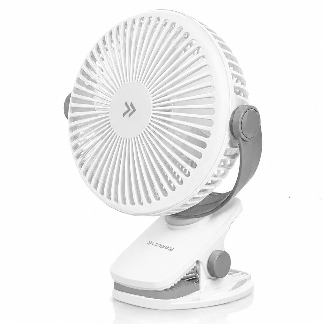 longway Clipzy Portable Rechargeable Clip Fan with 1 Year Warranty BLDC Motor, Energy Saving 110 mm Table Fan-picture-23