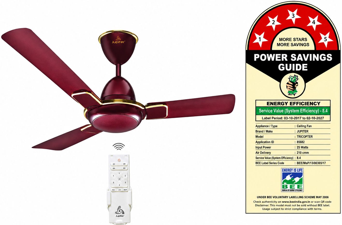 KAIRA with 2 Year Warranty 1200 mm Ceiling Fan-image-43