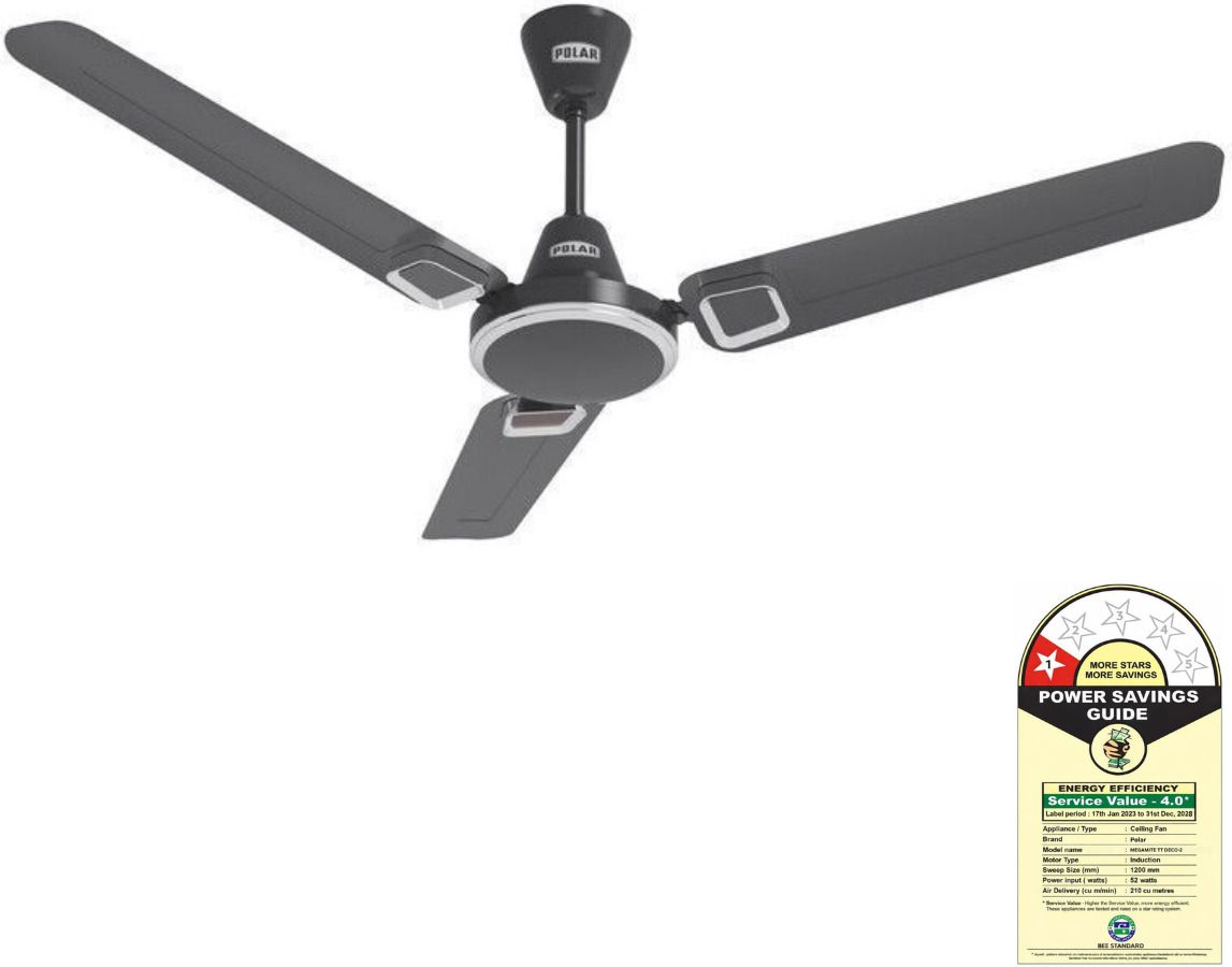 Radiant Elephant Grey Fan High Speed Premium Finish with 2 Year Warranty Energy Saving 1200 mm Ceiling Fan-image-17