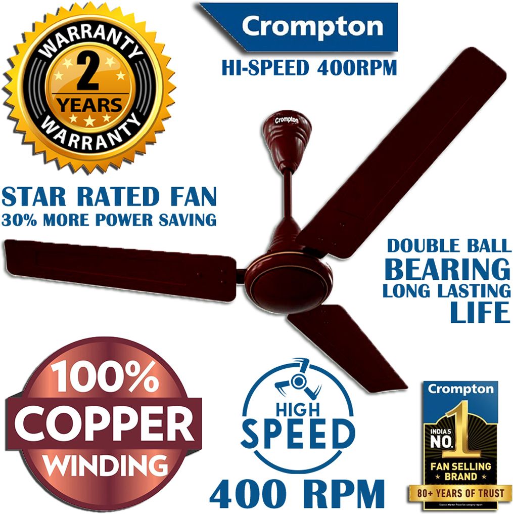 SUPER HIGH SPEED 400 RPM 48 7Y/2026 Energy Efficient 46W 100% Copper10 with 24 Months Warranty Energy Saving 1200 mm Ceiling Fan-image-36
