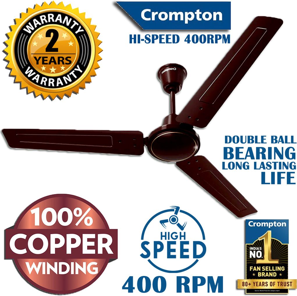 SUPER HIGH SPEED 400 RPM 48 2Y/2026 Energy Efficient 46W 100% Copper34 with 24 Months Warranty Energy Saving 1200 mm Ceiling Fan-image-16