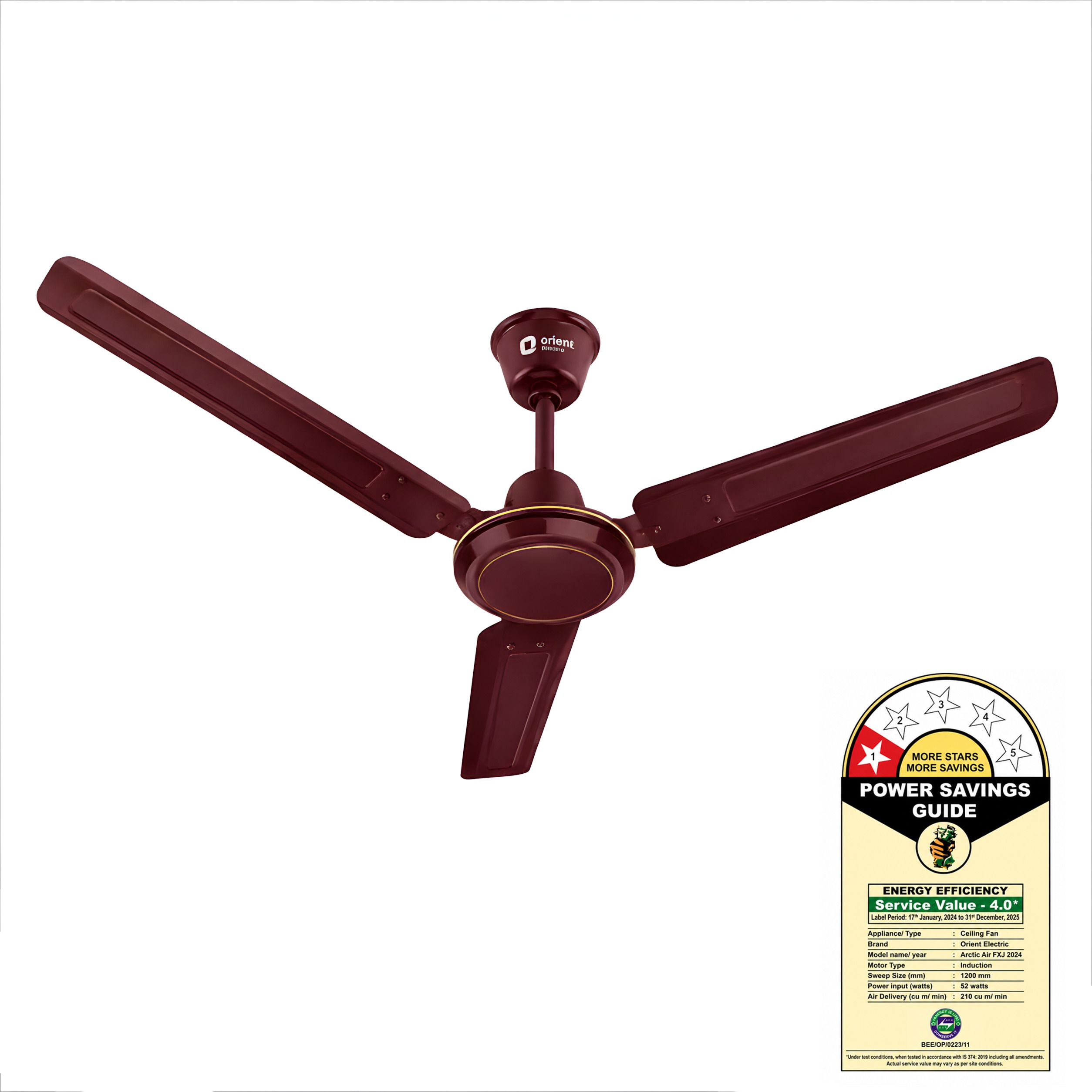 orient electric ARCTIC AIR.01 with 2 Year Warranty Anti Dust, Anti Rust, Energy Saving, Silent Operation, Ultra High Speed 1200 mm Ceiling Fan-picture-22