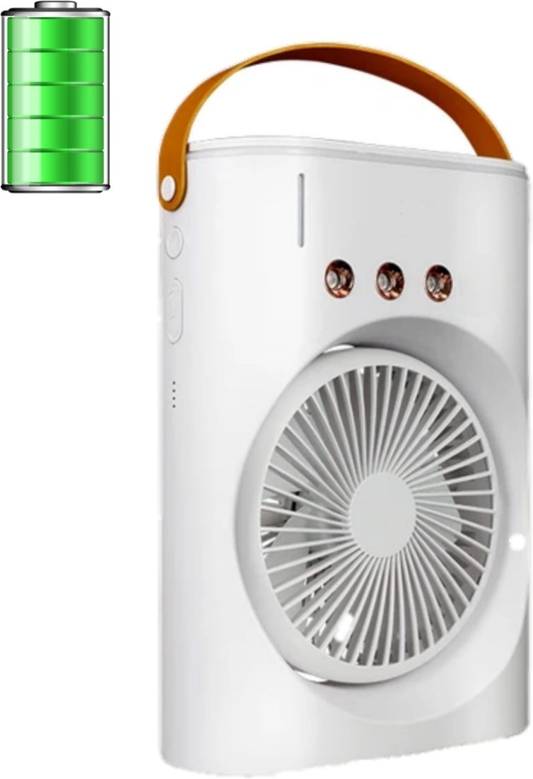 purvish Rechargeable Air Cooling Fan, 3 Speed Mode, USB Cable Fan with 1 Months Warranty 70 mm Table Fan-picture-17