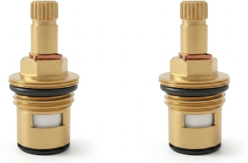 applux 1/2 Inch Brass Ceramic Disc Quarter Turn Faucet Valve for Bathroom Kitchen Tap Faucet Spindle-picture-25