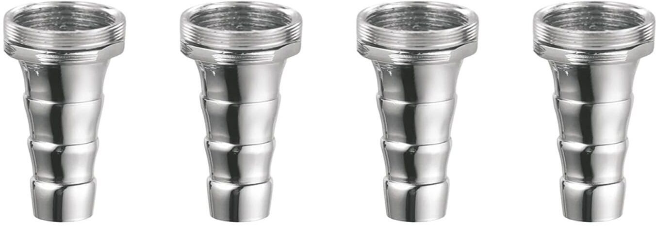 Brass Nozzle Male | Pack of 4 | Extension for Water Taps | Chrome Finish Faucet Nozzle-image-28