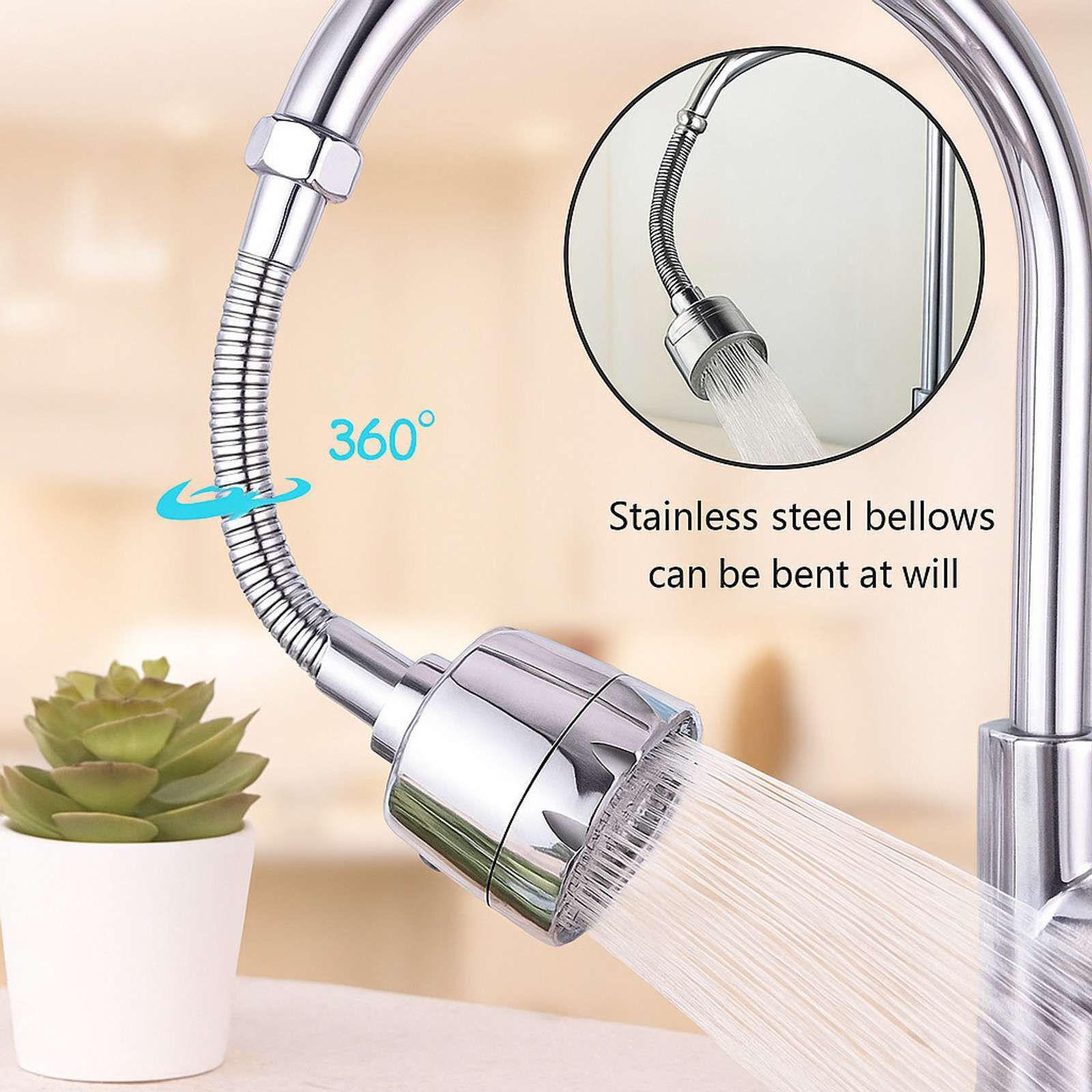 ariel bath Sink Faucet Sprayer Attachment 360 Rotatable Head Extender Nozzle Faucet Nozzle-picture-47