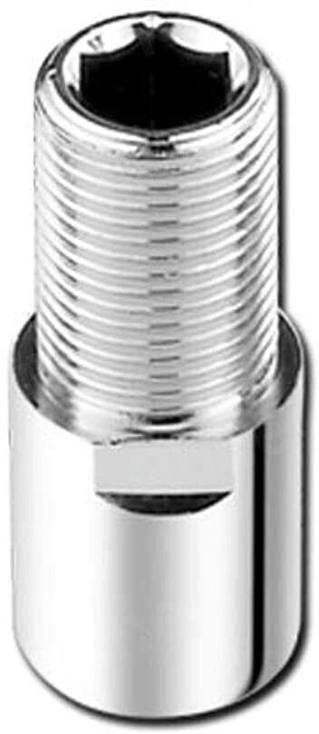 spazio Premium Quality Full Brass CP Extension Nipple 3 Inch, Chrome Finish, Pack of 1 Faucet Nozzle-picture-15