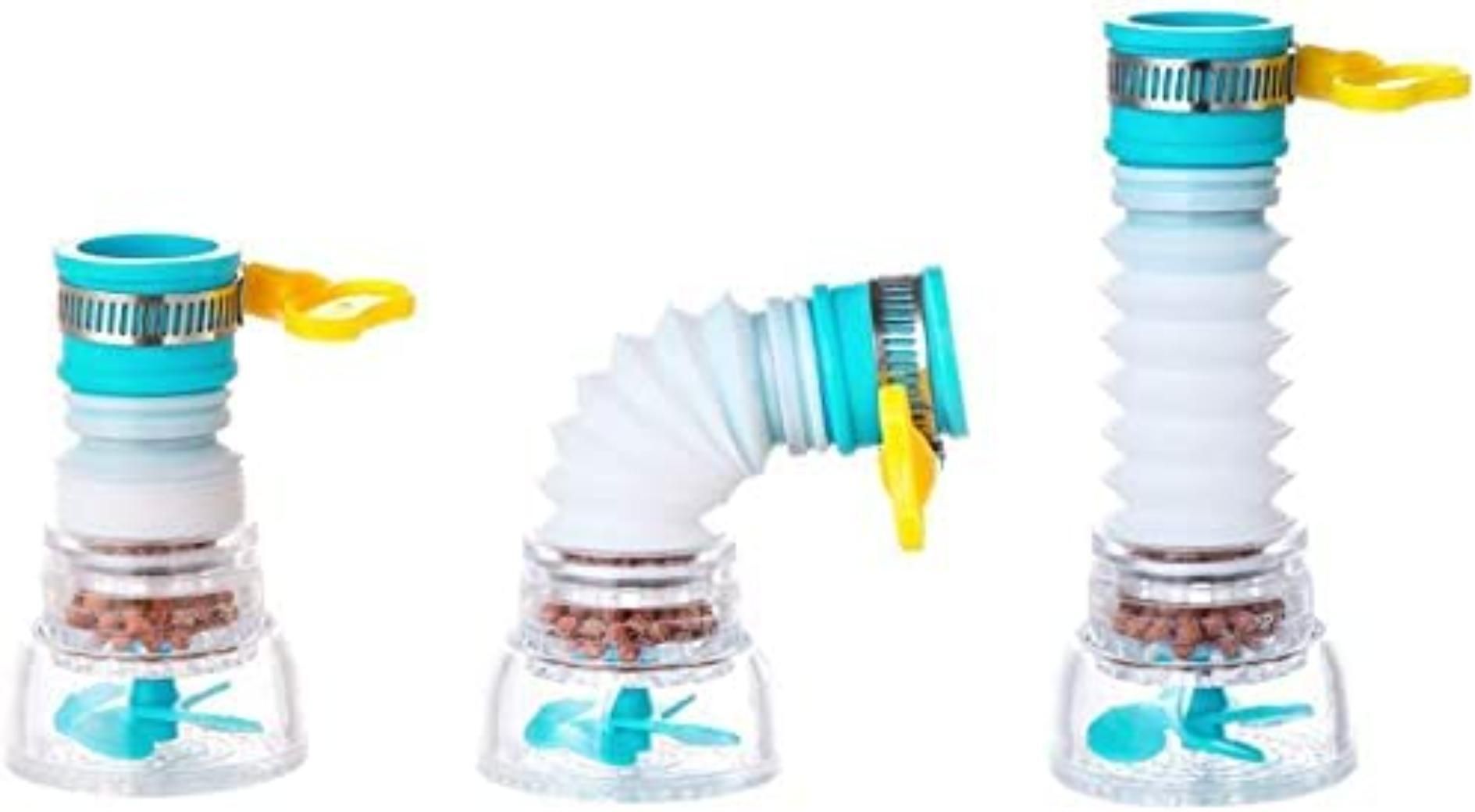 360Degree Flexible Rotating Adjustable Expandable WaterSaver Kitchen Tap Faucet Nozzle-image-44