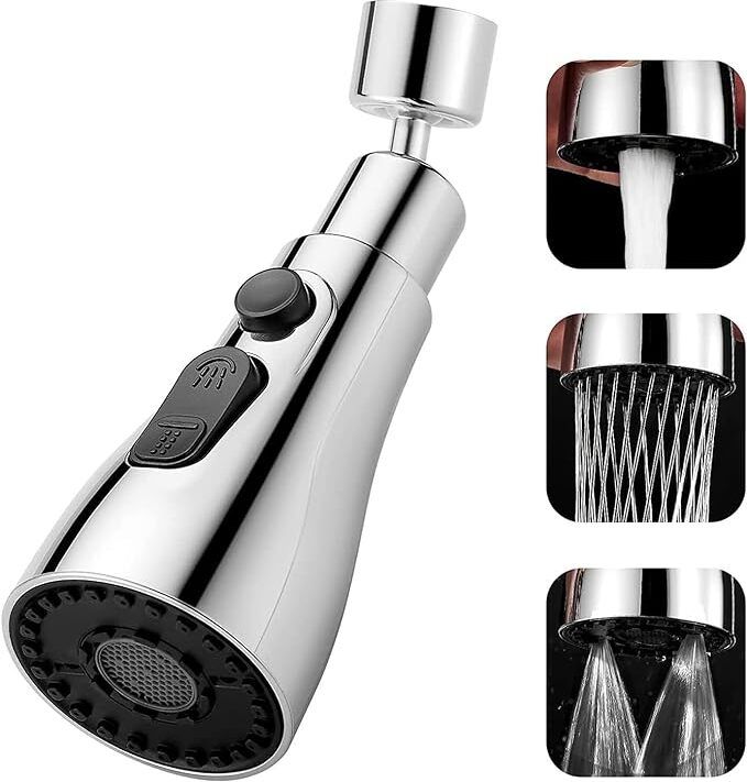eopzo 360° Swivel Tap Extender for Kitchen Sink Faucet Nozzle-picture-4