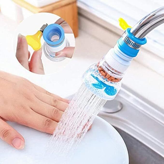 Water Saving Nozzle Shower Head Faucet Adjustable Tap Mount Water Filter 02 Faucet Mount-image-20