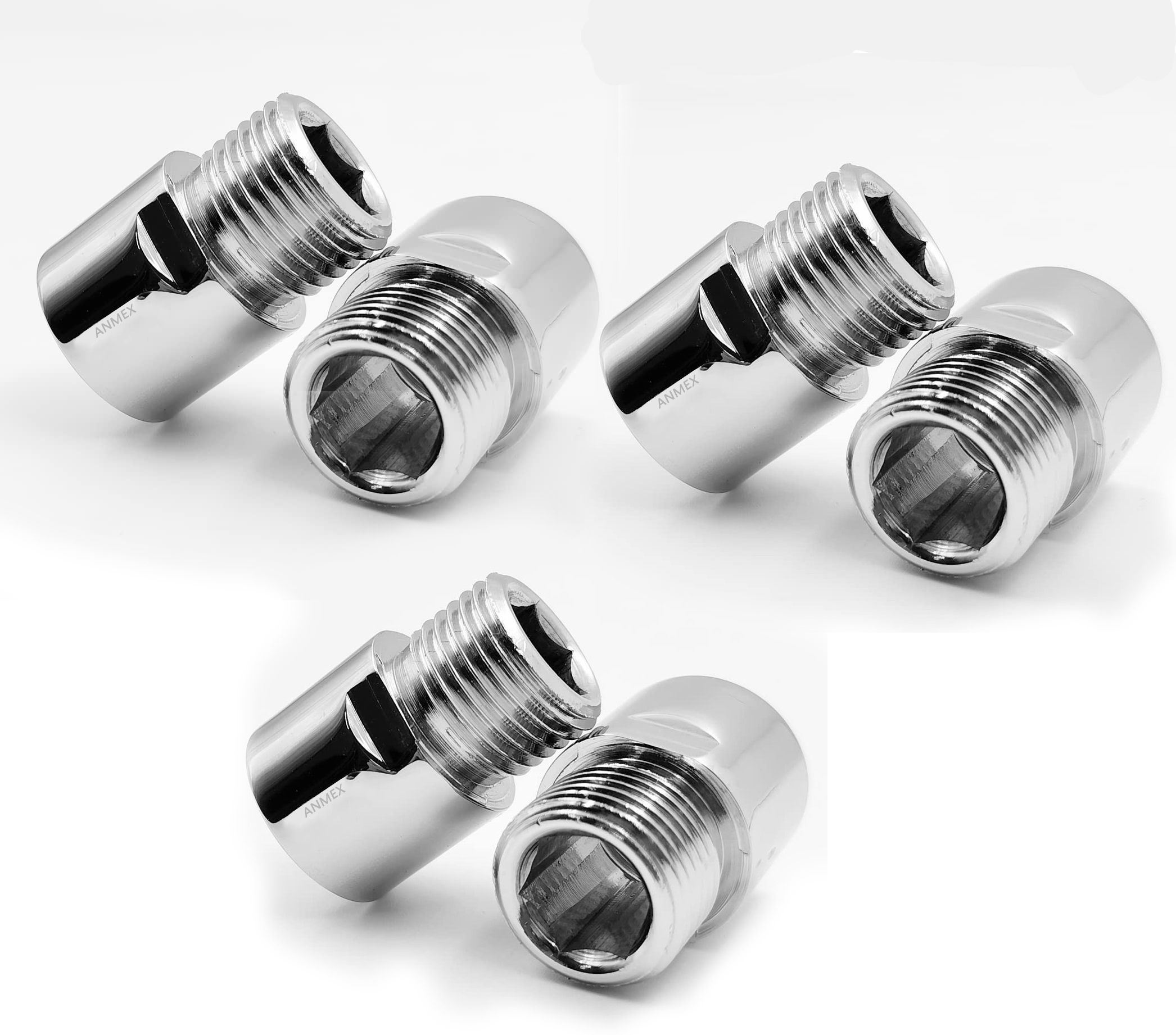 Full Brass Extension Nipple for Bathroom Taps/Kitchen Taps(1.5 INCH)-SET OF 6 Faucet Nozzle-image-29
