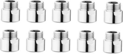 Stainless Steel Extension Nipple 1 Inch - (Pack Of 10) Faucet Mount