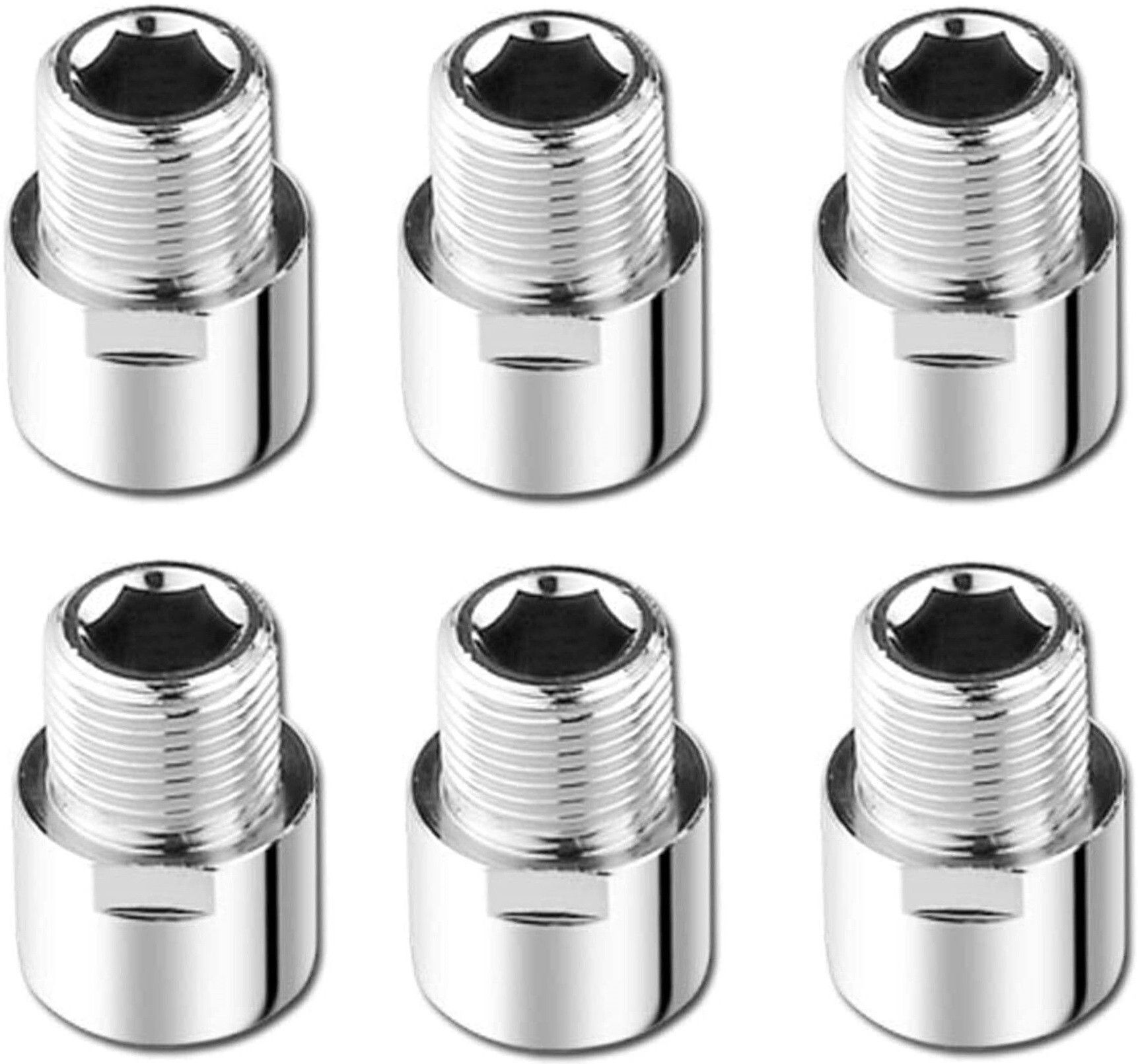C.P Extension Nipple 1-INCH- Set of 6 Faucet Nozzle