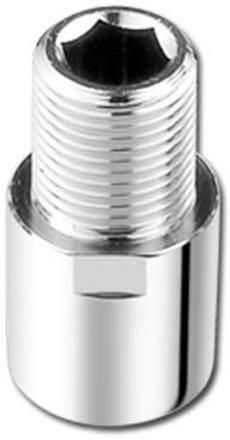 Full Brass CP Extension Nipple 1.5 Inch, Chrome Plated, Pack of 1 Faucet Nozzle-image-24