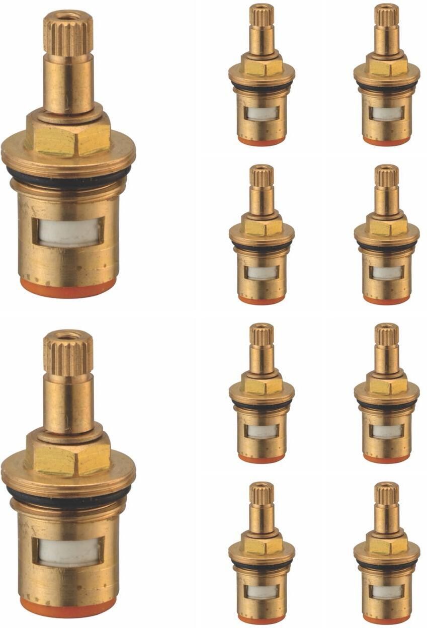 Brass Internal / Spindle Fitting 1/2 Inch For Hot & Cold Faucets - (Pack Of 10) Faucet Spindle-image-9