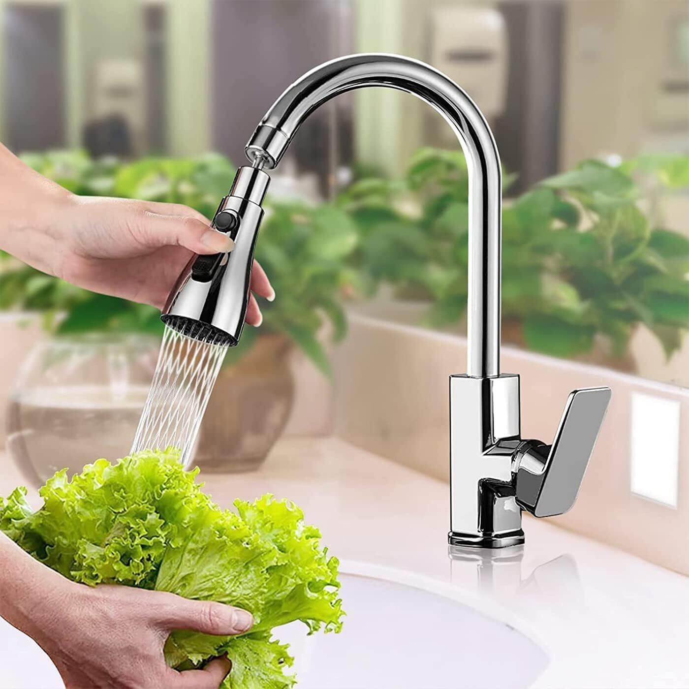 Extension for Kitchen Sink, Kitchen Tap Extender Faucet Mount-image-1