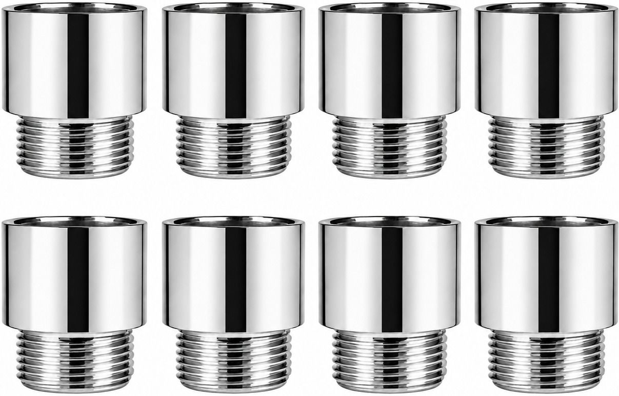 dw bathroom fittings 1 Inch Stainless Steel Extension Nipple SS Male x Female Threaded Faucet Line Faucet Line-picture-36